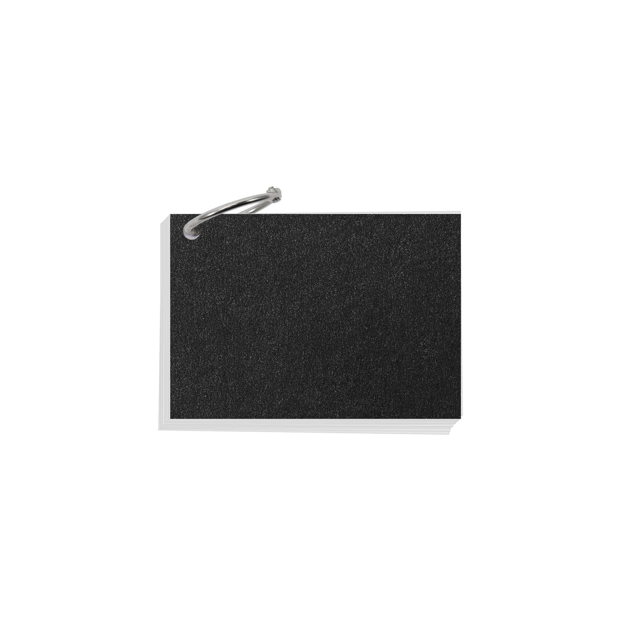 A7 Pearlescent Index Cards with Ring