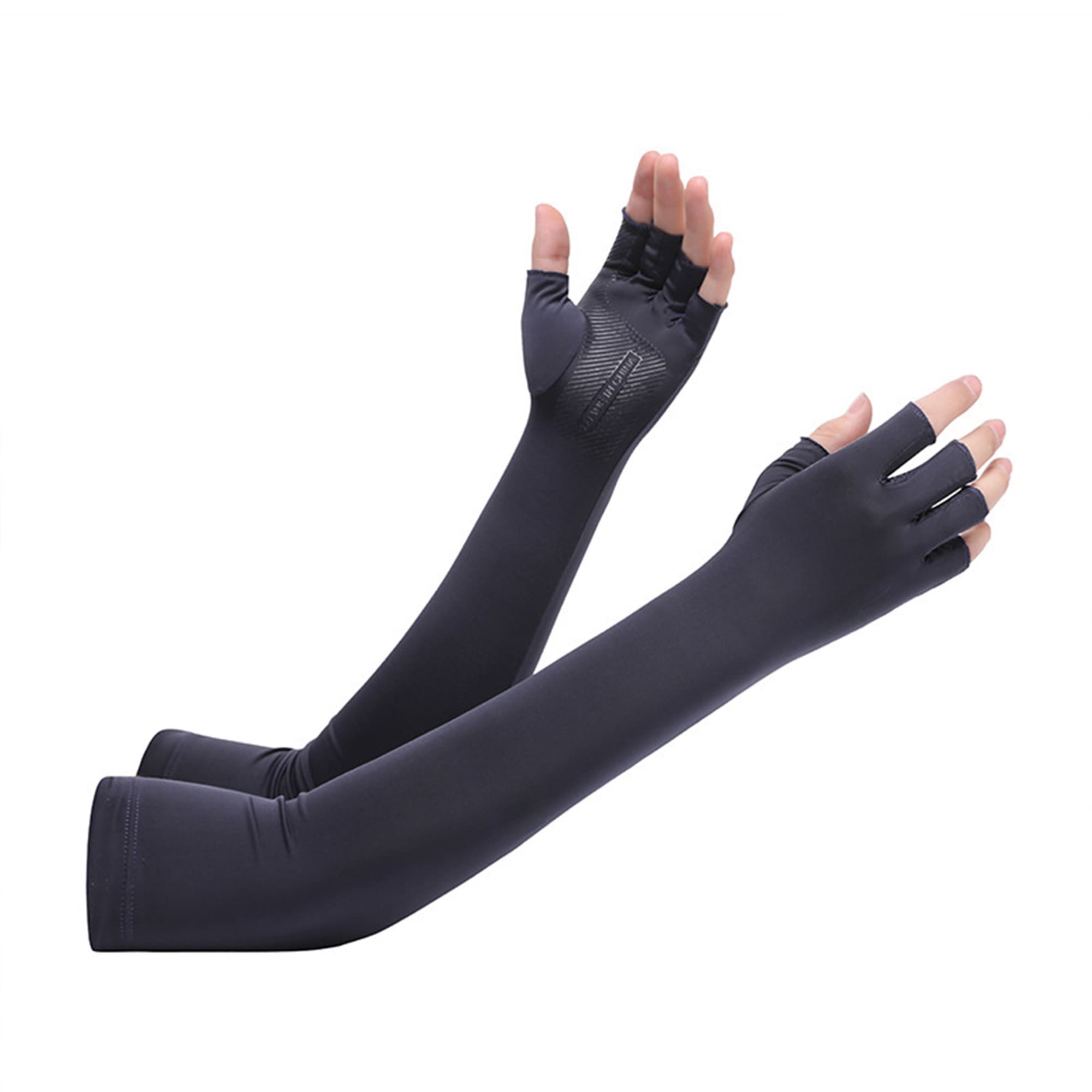 Long Sleeve Sun Protective Fingerless Gloves