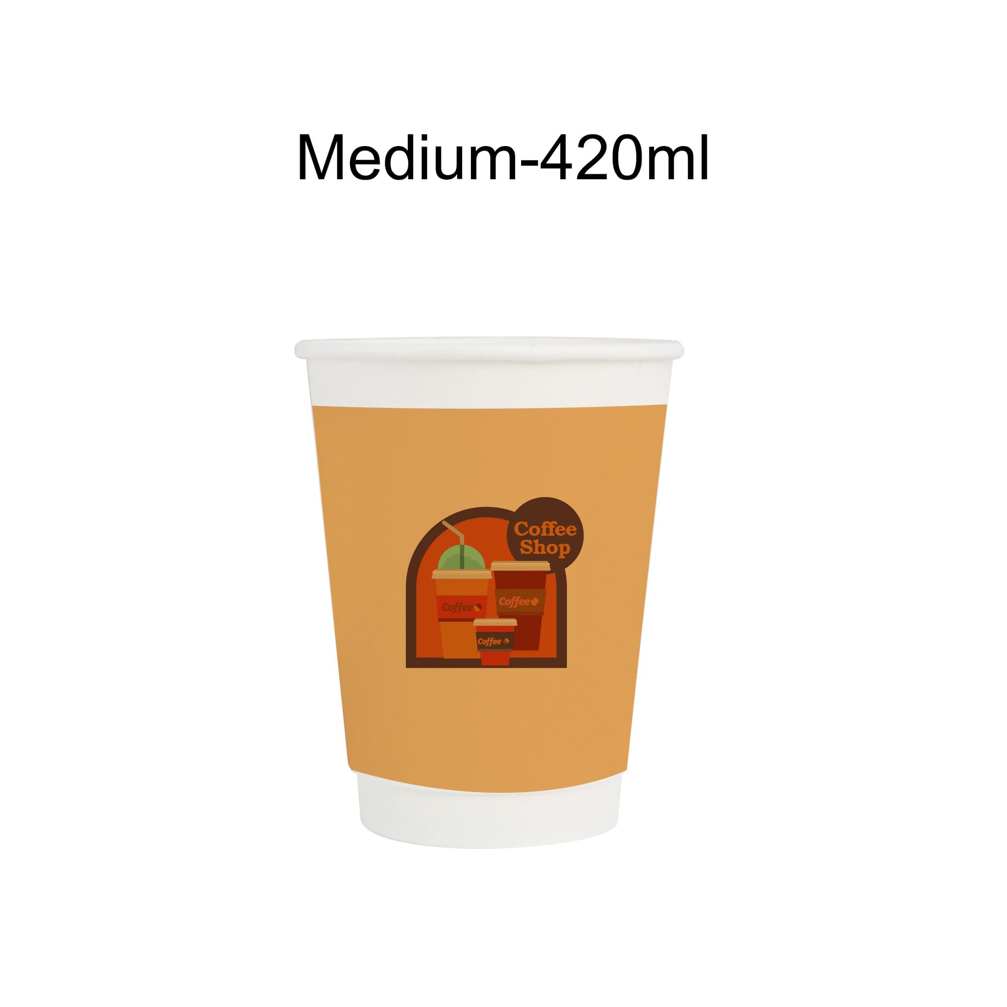 Home Compostable Aqueous Double Wall Paper Cups