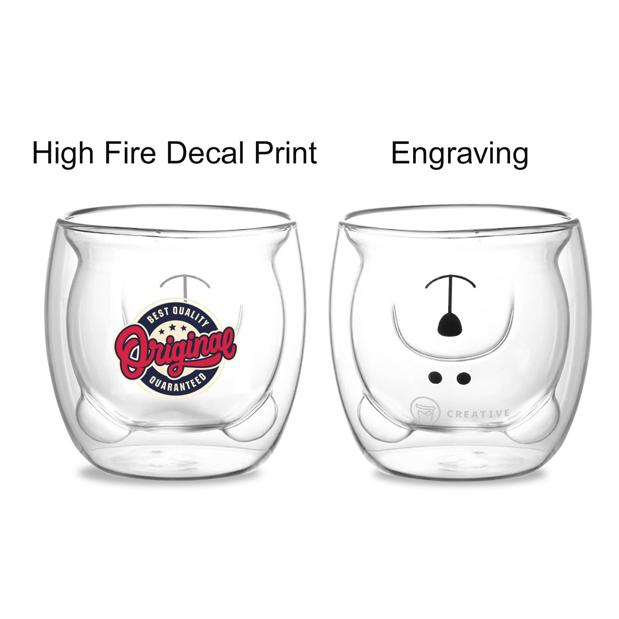 Bear Double Wall Glass