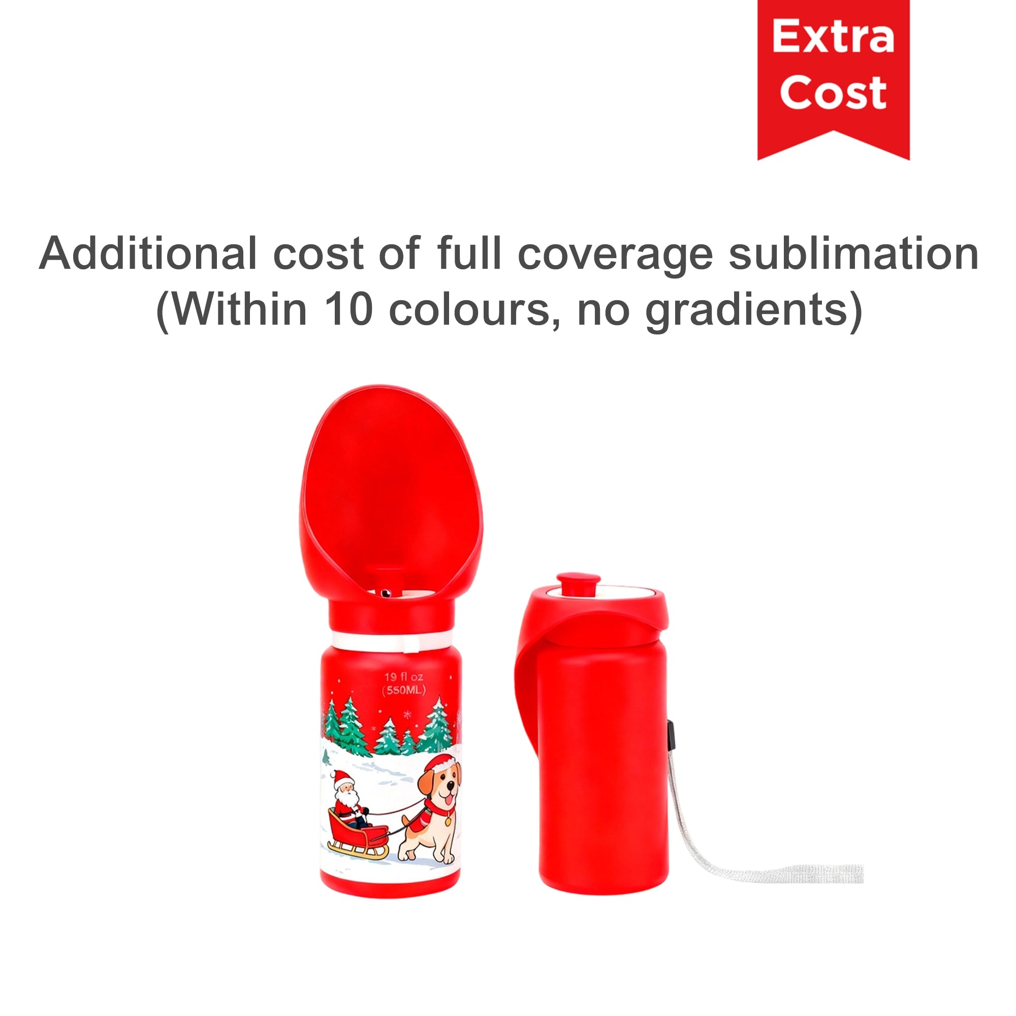 550ml Leaf Bowl Collasible Dog Water Bottle