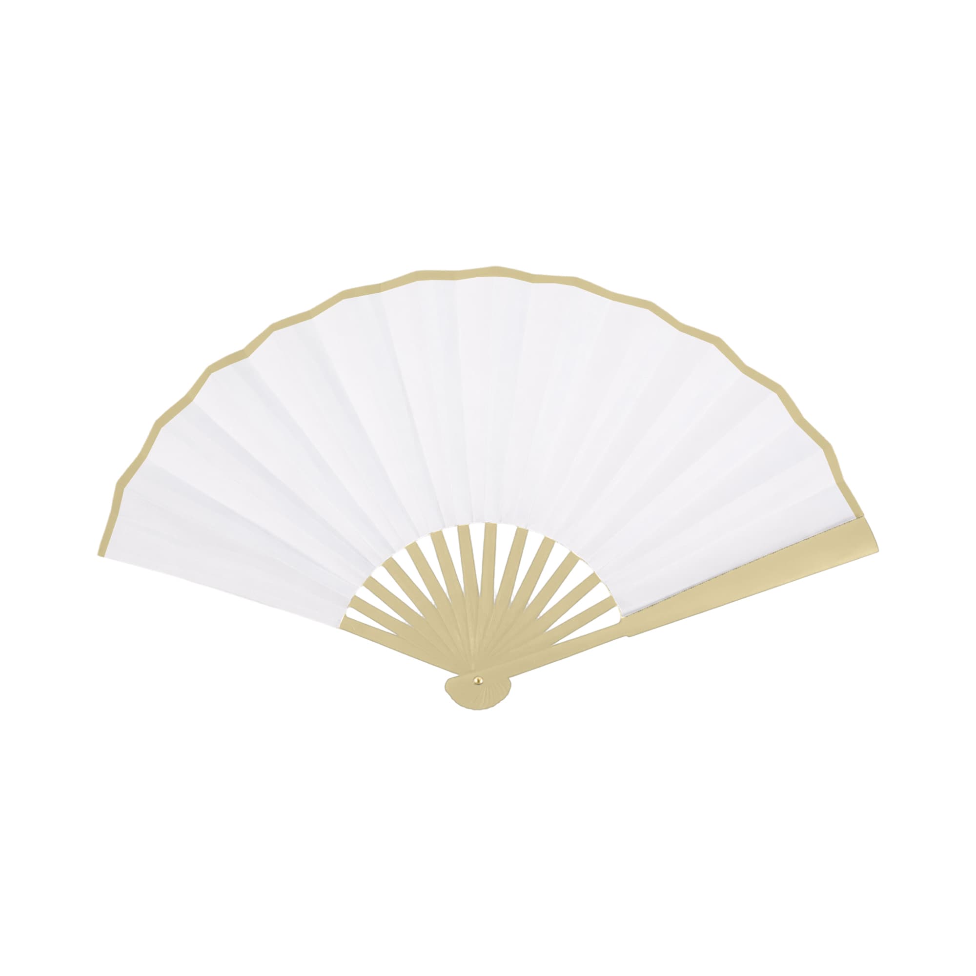 8inch Bamboo Fabric Hand Fan