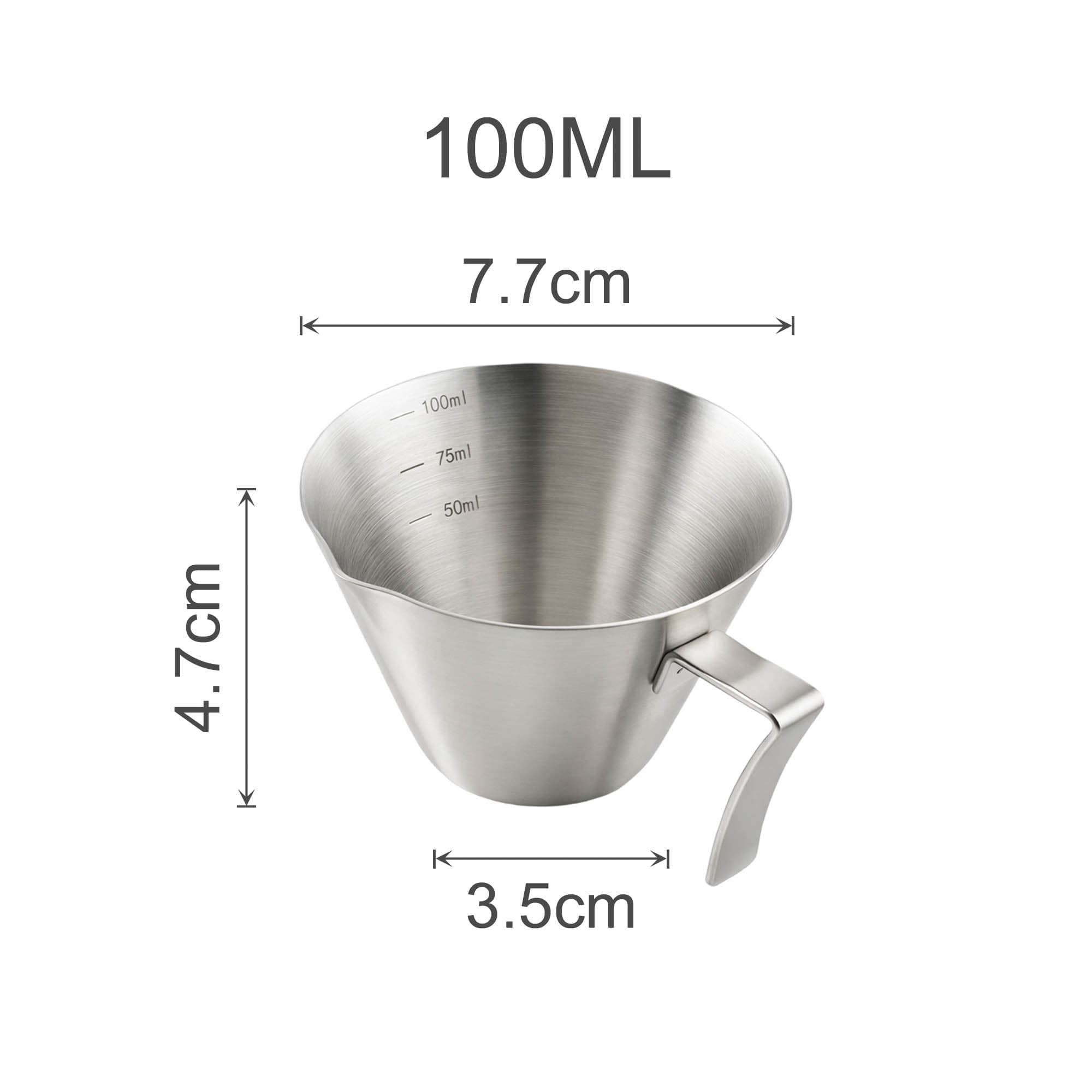 Stainless Steel Espresso Measuring Cup