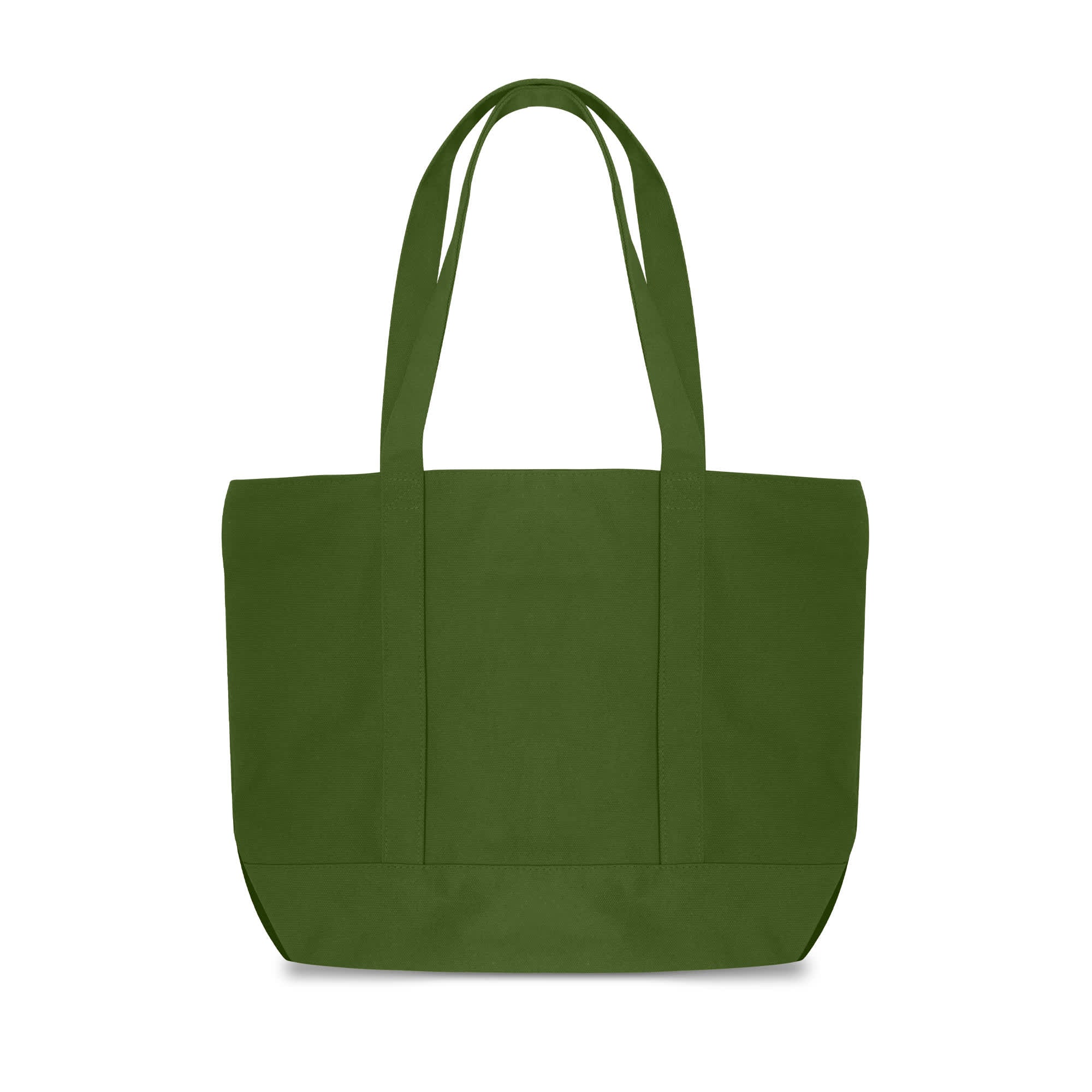 Canvas Zippered Tote Shoulder Bag