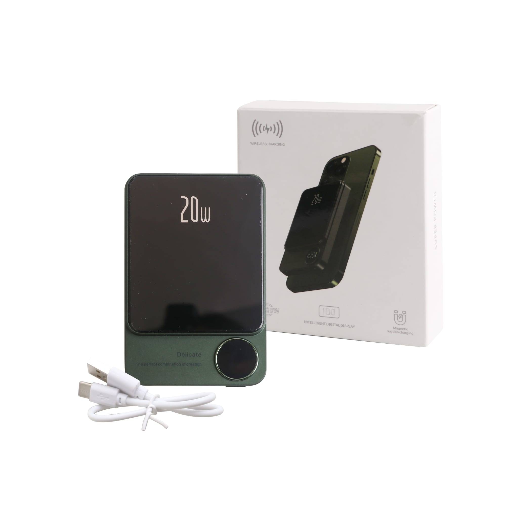 10000mAh Magnetic Wireless Power Bank