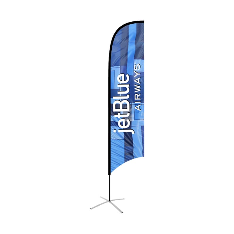 Medium(70.4*300cm) Concave Feather Banners 13ft