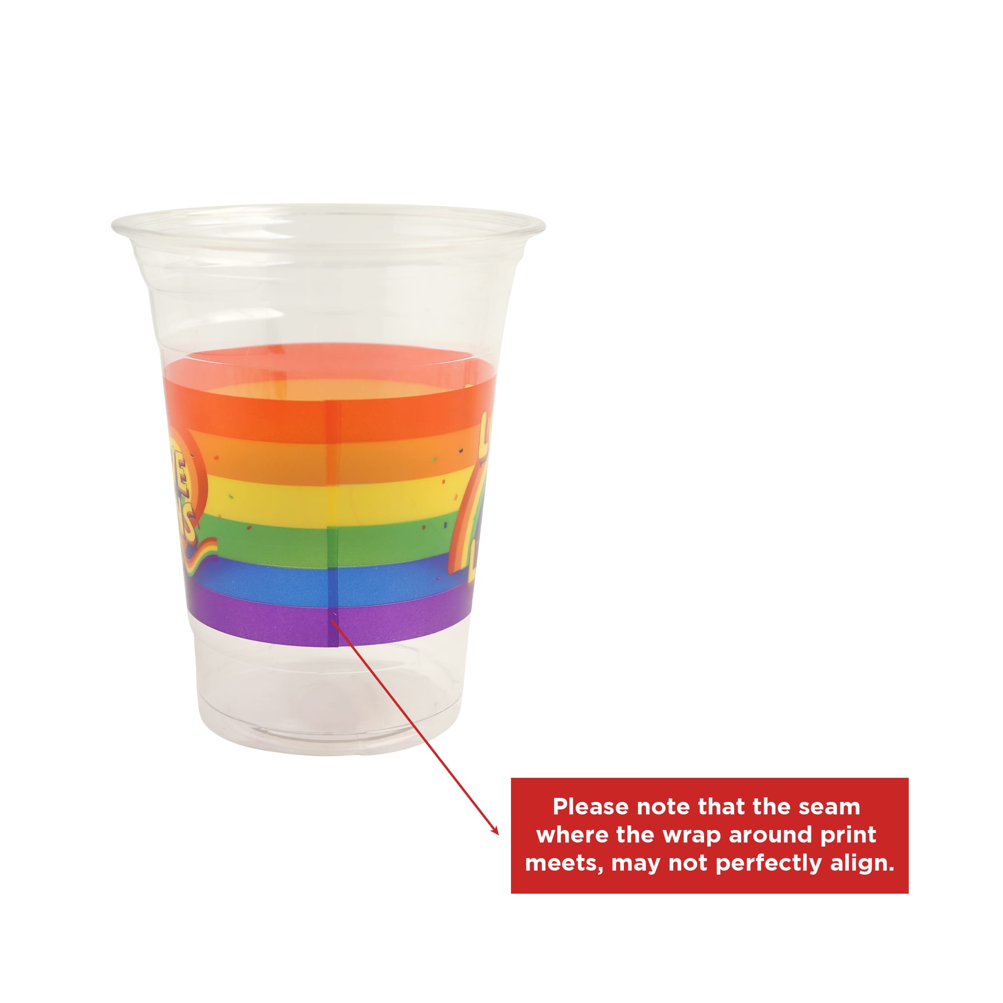 473ml Clear Plastic Cup