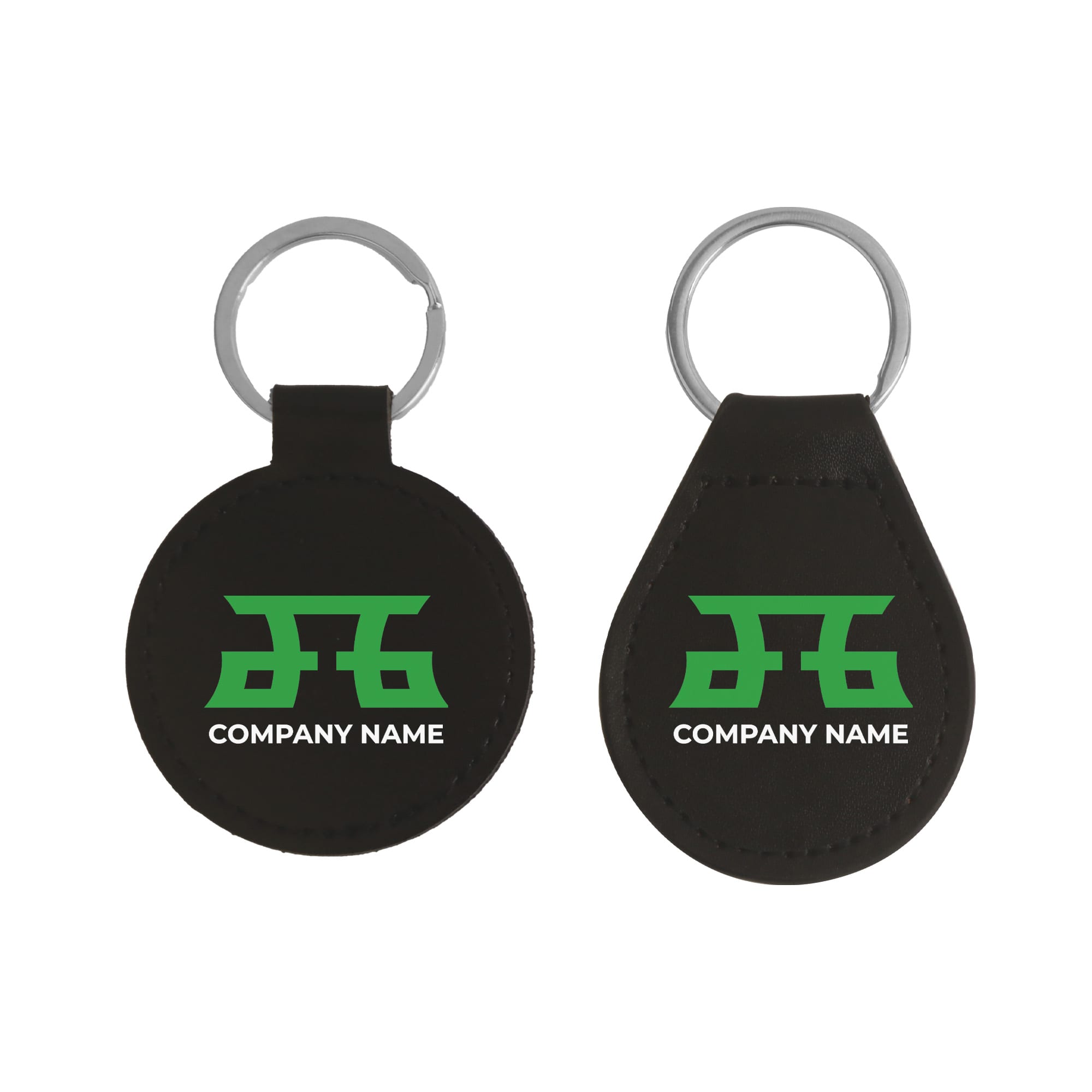 Classic PU Leather Keyring