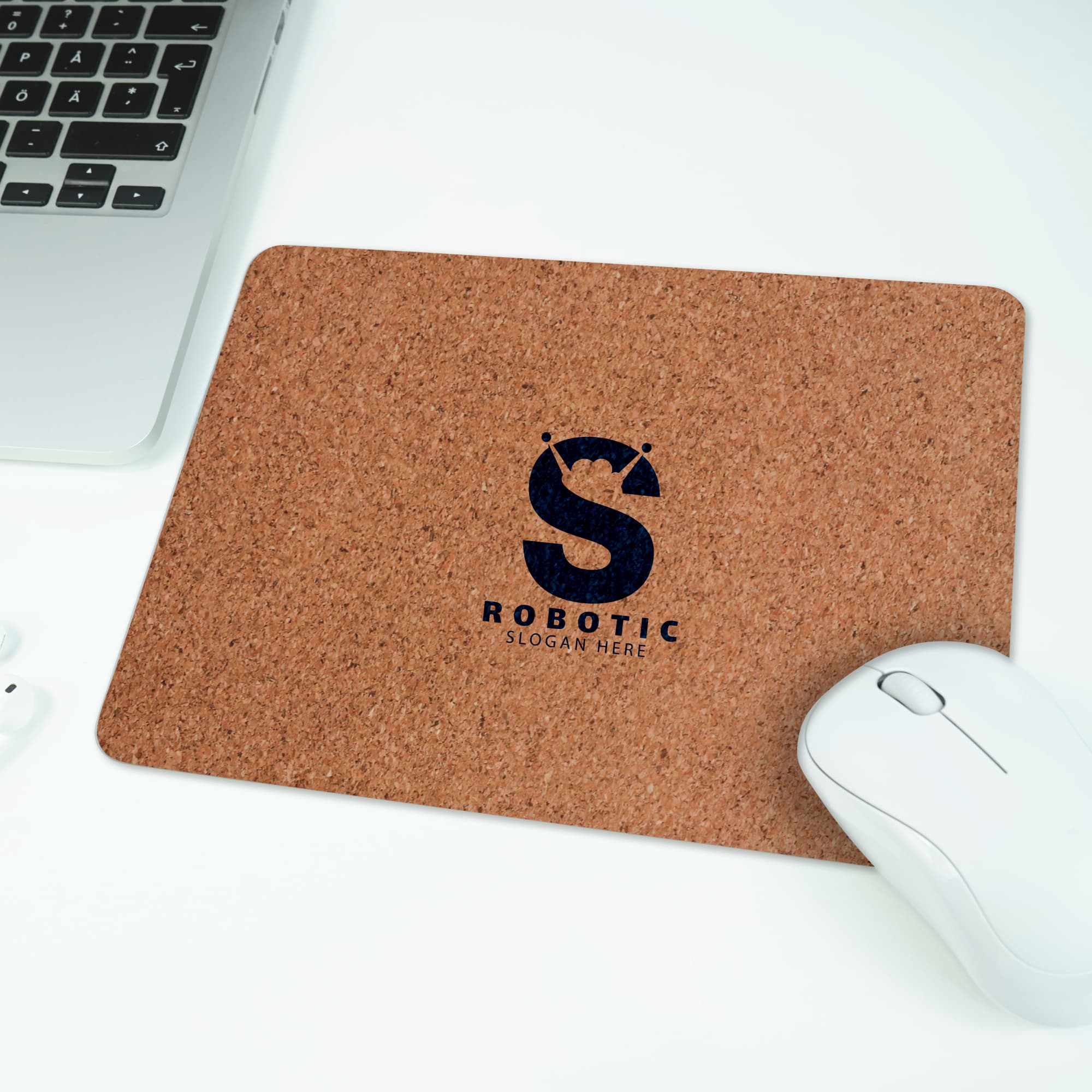 Custom Shaped Cork Mouse Mat