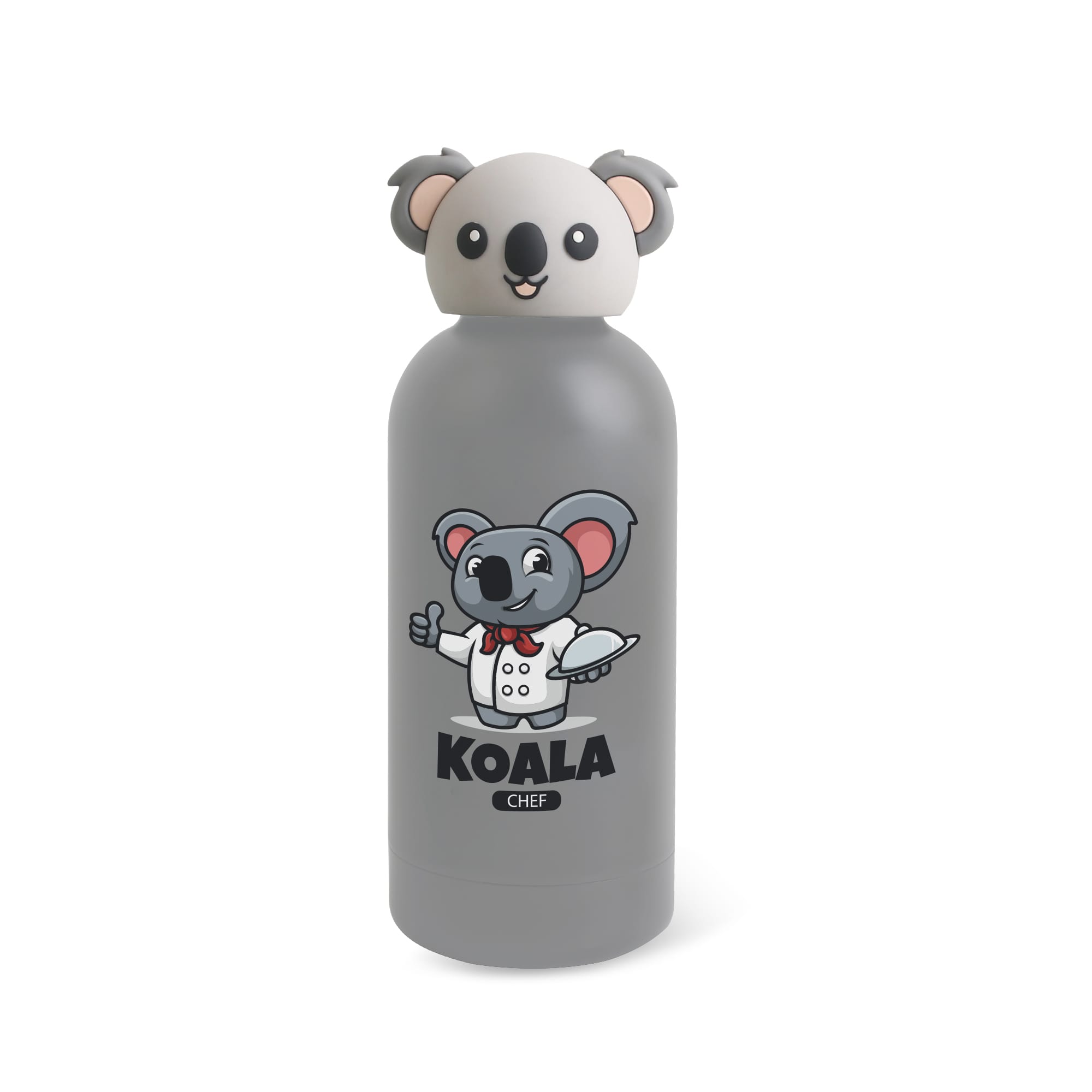 Double Wall Vacuum Bottle with Animal Head