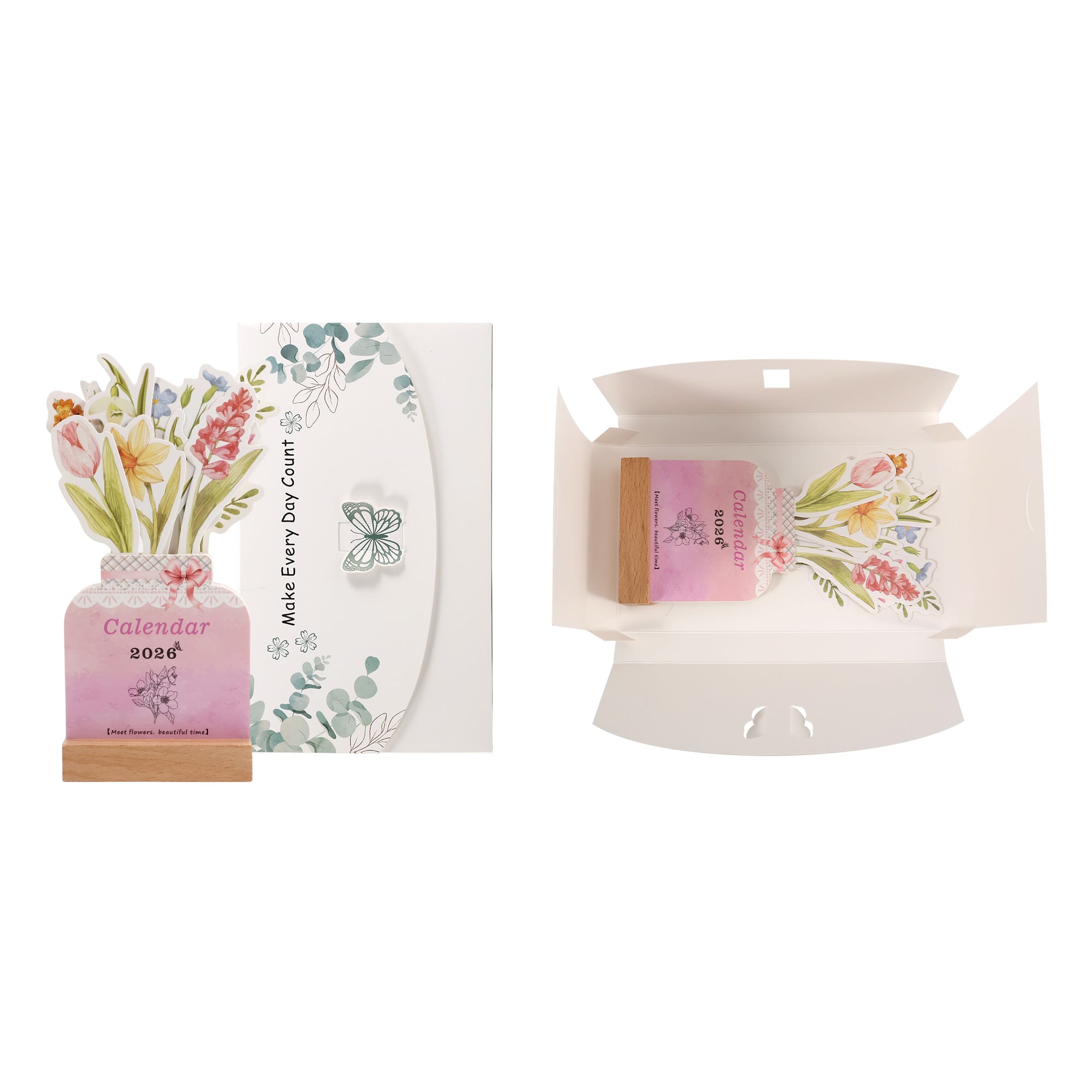 Flowers Desk Calendar