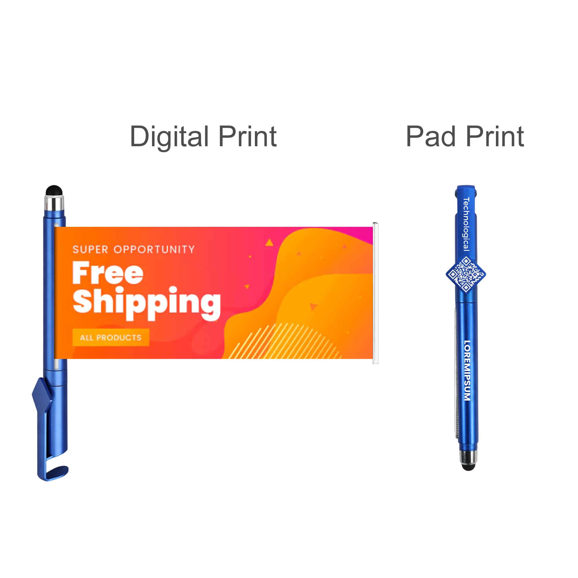 4 in 1 QR Code Banner Pen