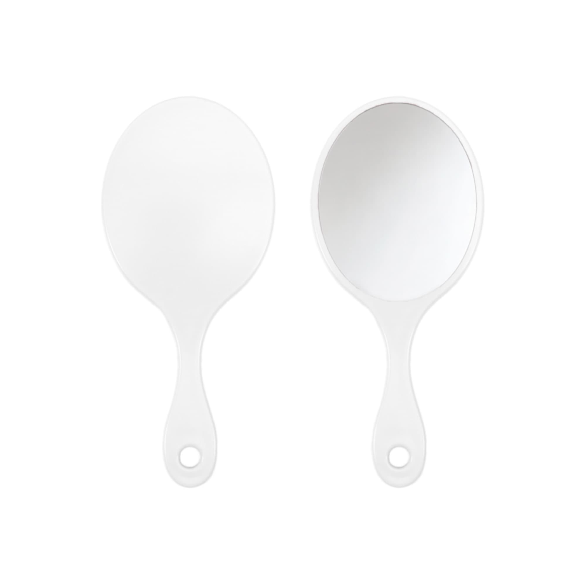 Chic Princess-Style Handheld Makeup Mirror