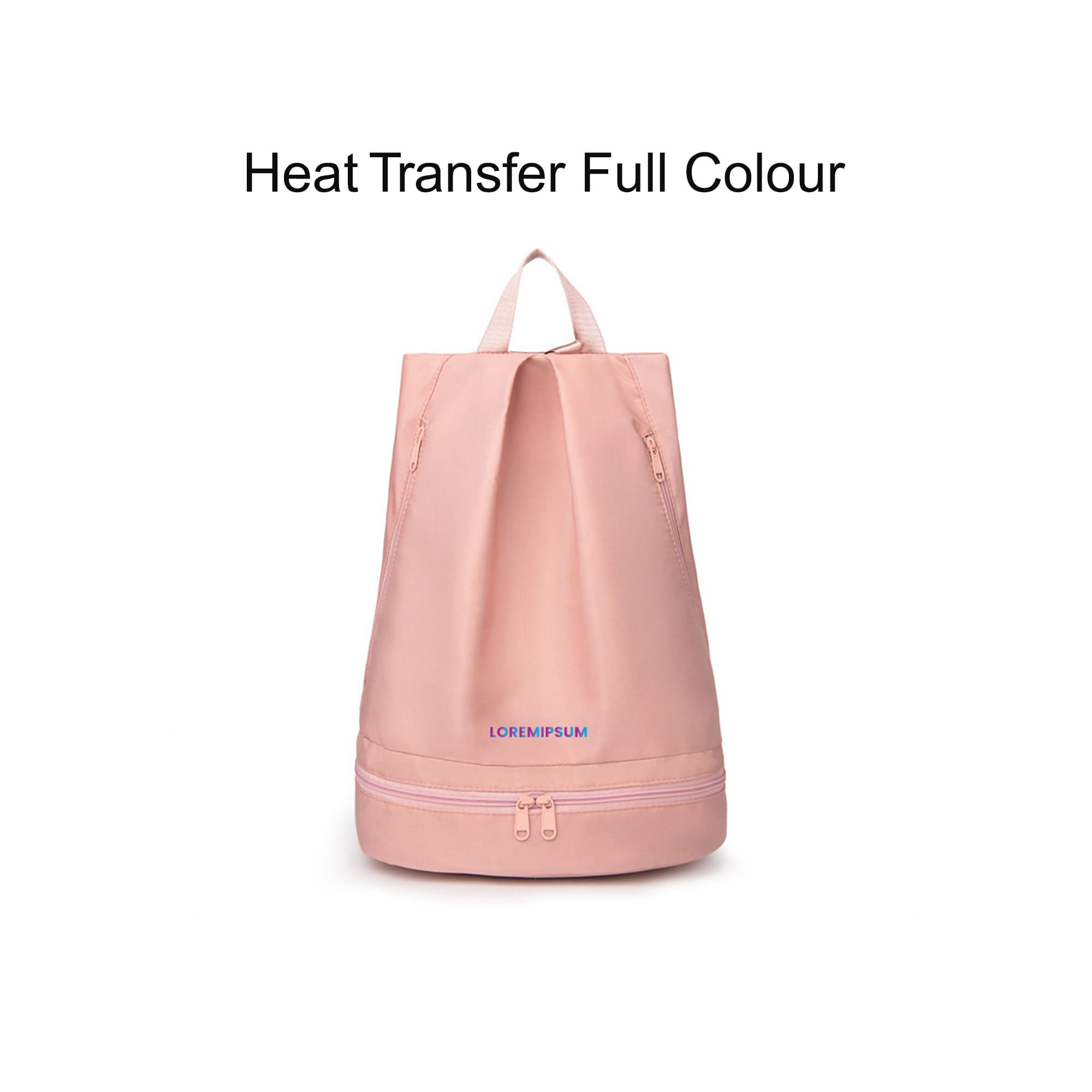Wet And Dry Separation Backpack With Handle