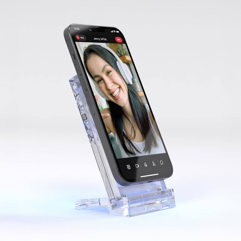 Norris 15W Acrylic Magnetic Wireless Charging Stand