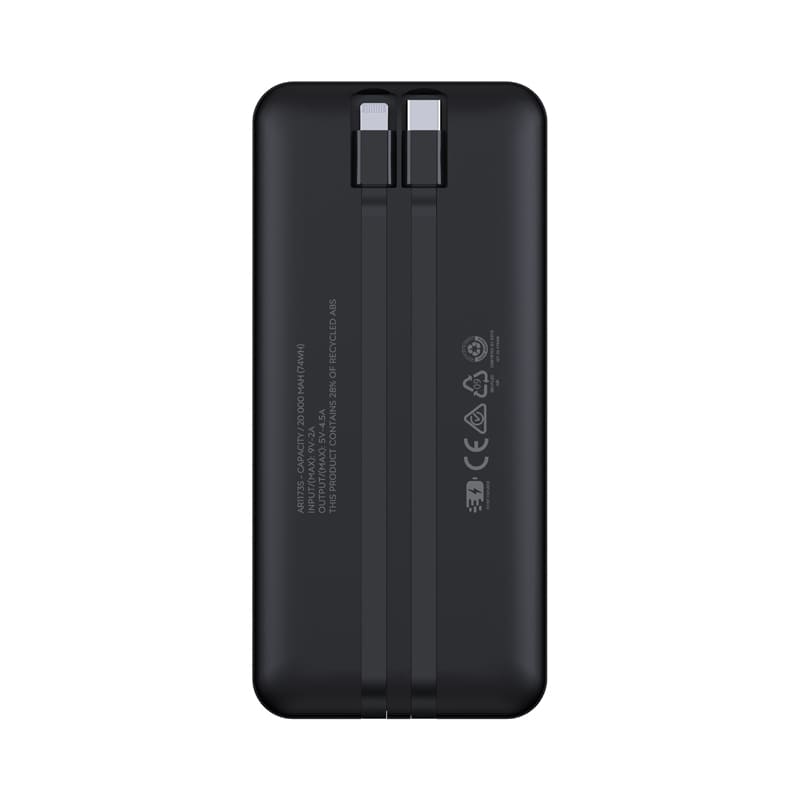 Collins Eco 22.5W Quick Charge Power Bank - 20,000 mAh (Stock)