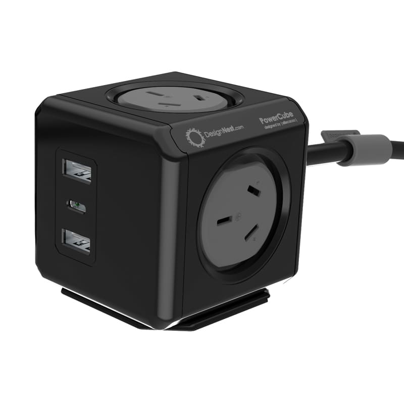 Power Cube Extended Trio USB (2A,1C)