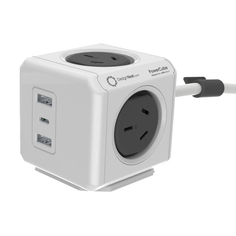 Power Cube Extended Trio USB (2A,1C)