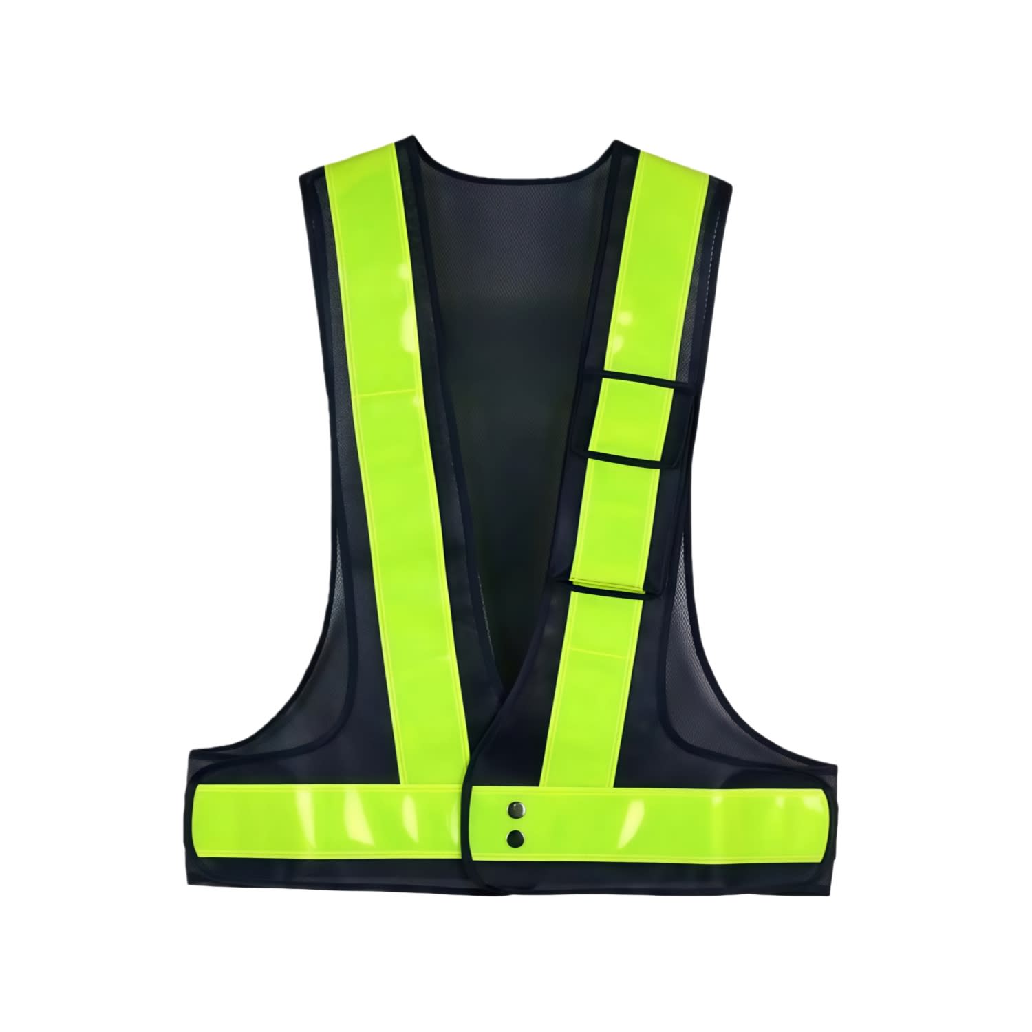 V-Shape Hi-Vis Reflective Adjustable Safety Vest With Pocket
