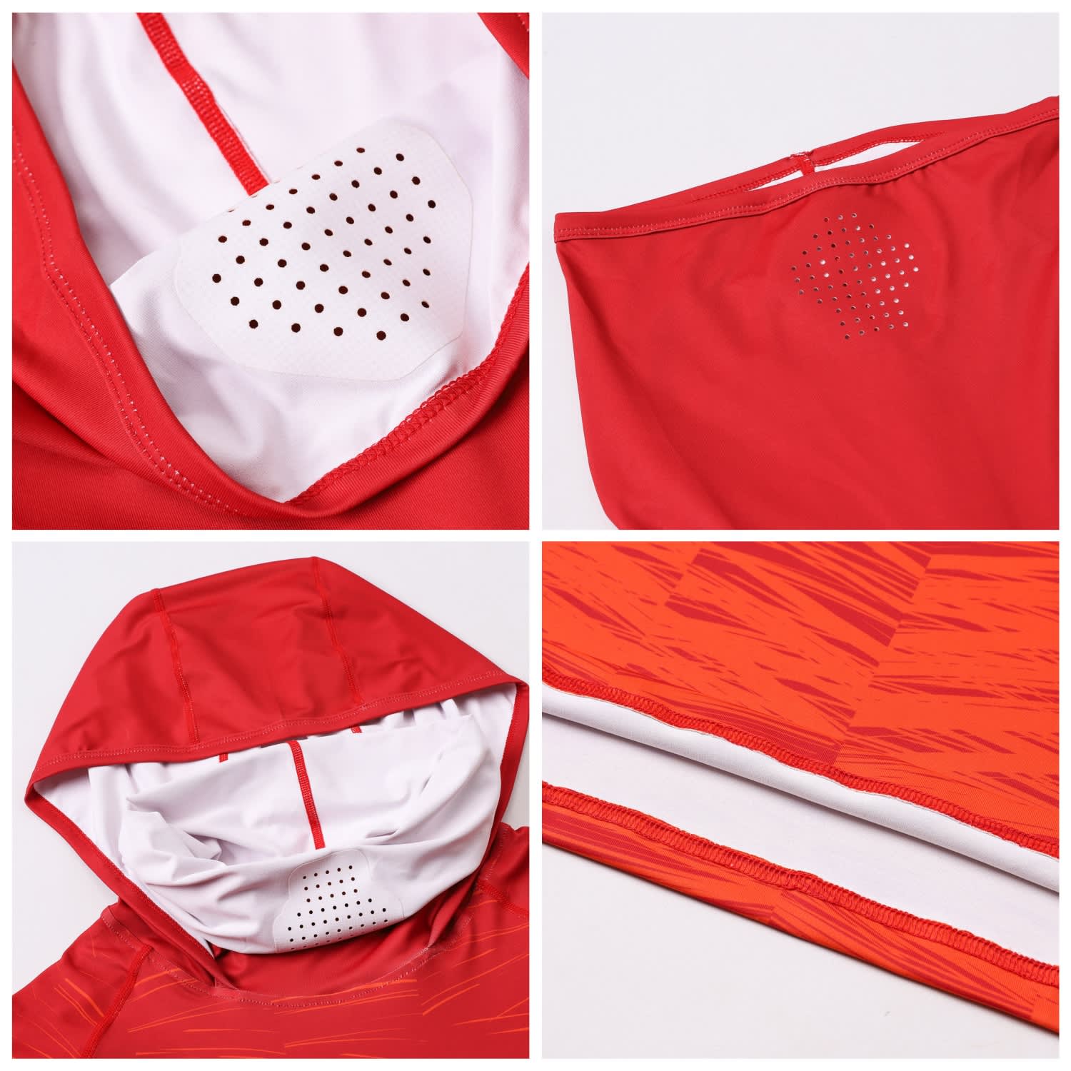 Men's Polyester Spandex Sublimated Sun Protection Hoodie