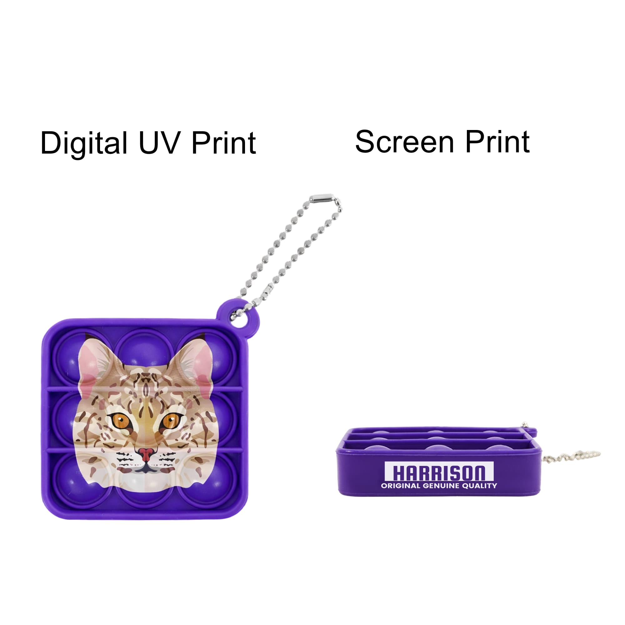 Square Fidget Keychain