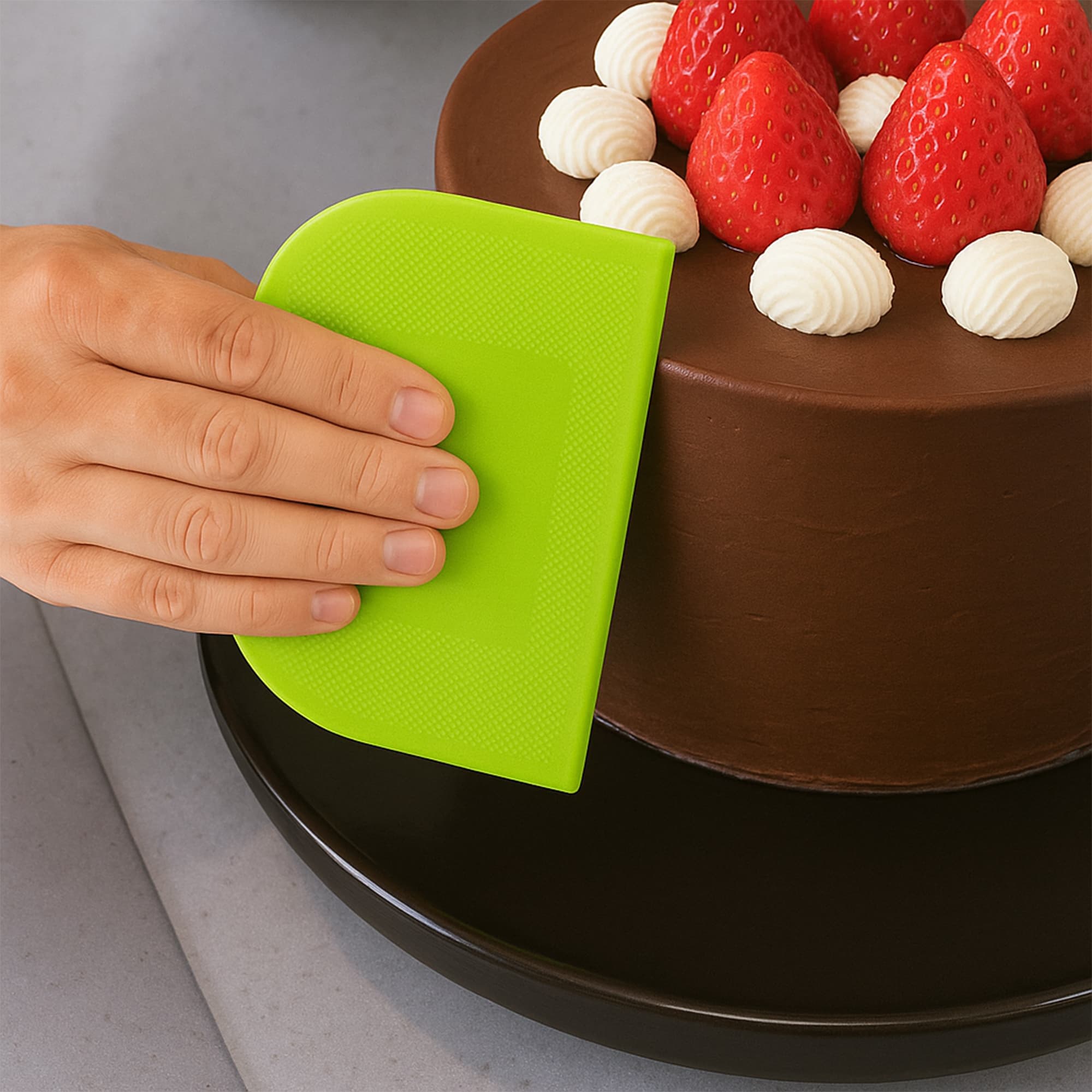 Plastic Flexible Bowl Scraper