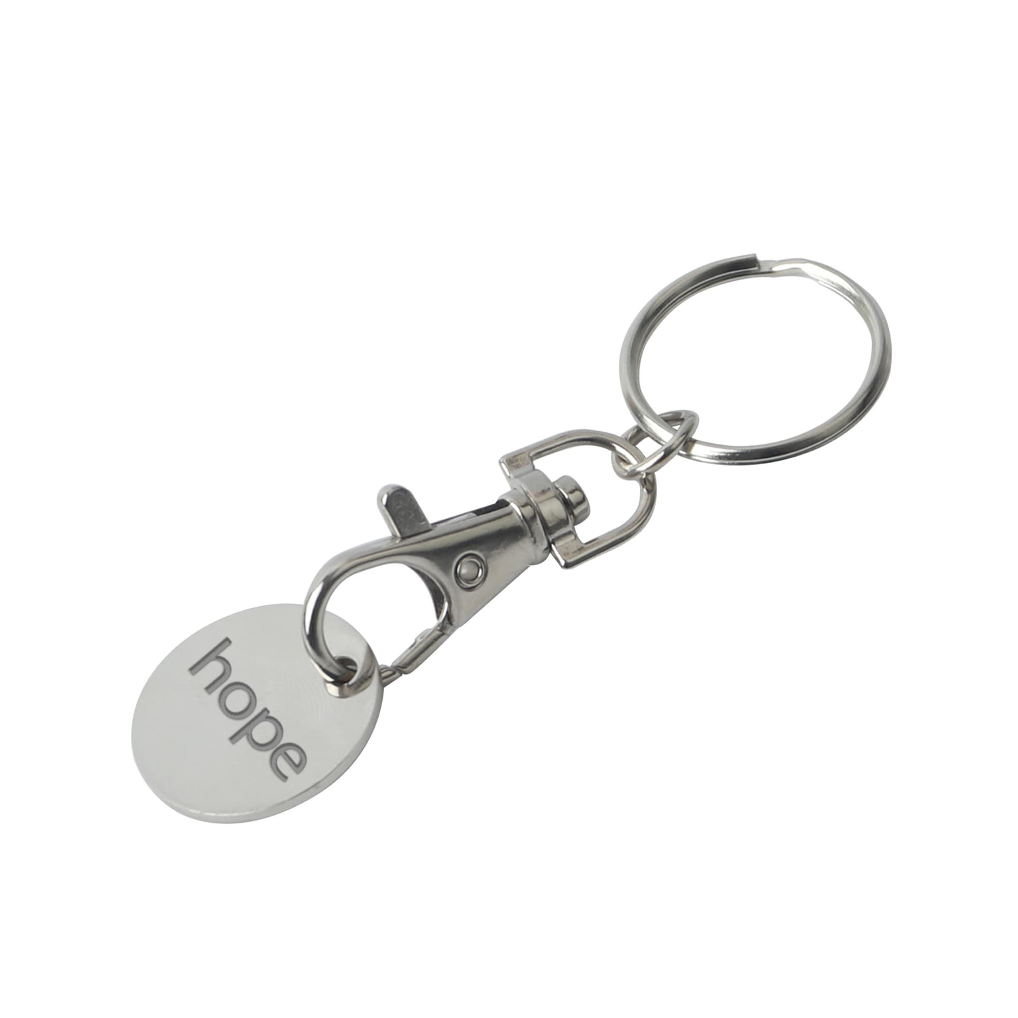 Enamel Trolley Coin Keyring