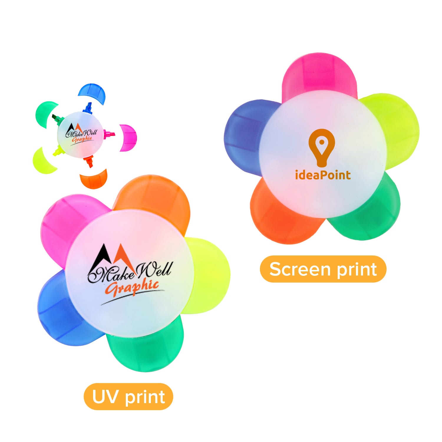 Flower Five-color Highlighter