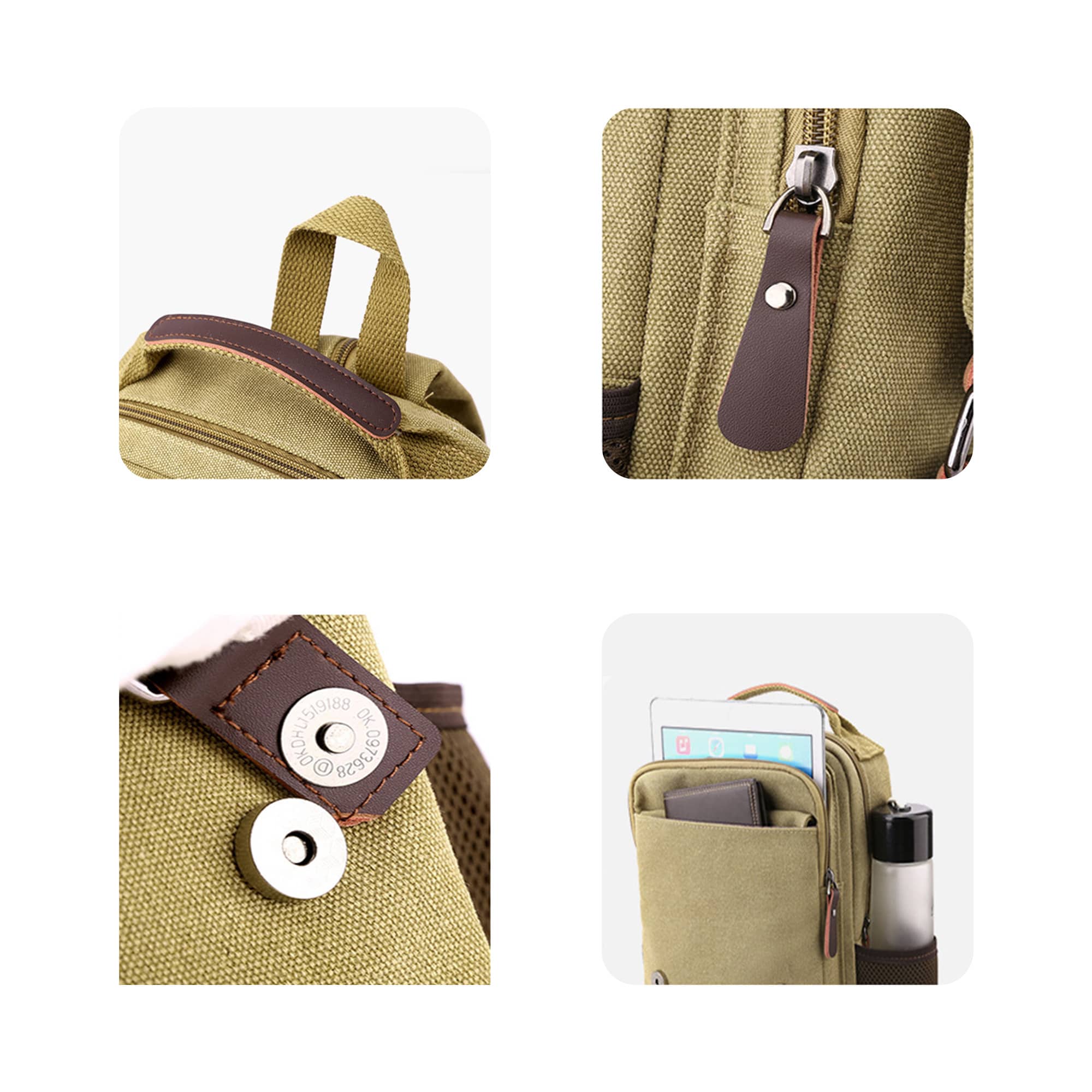 Canvas Sling Backpack Hybrid