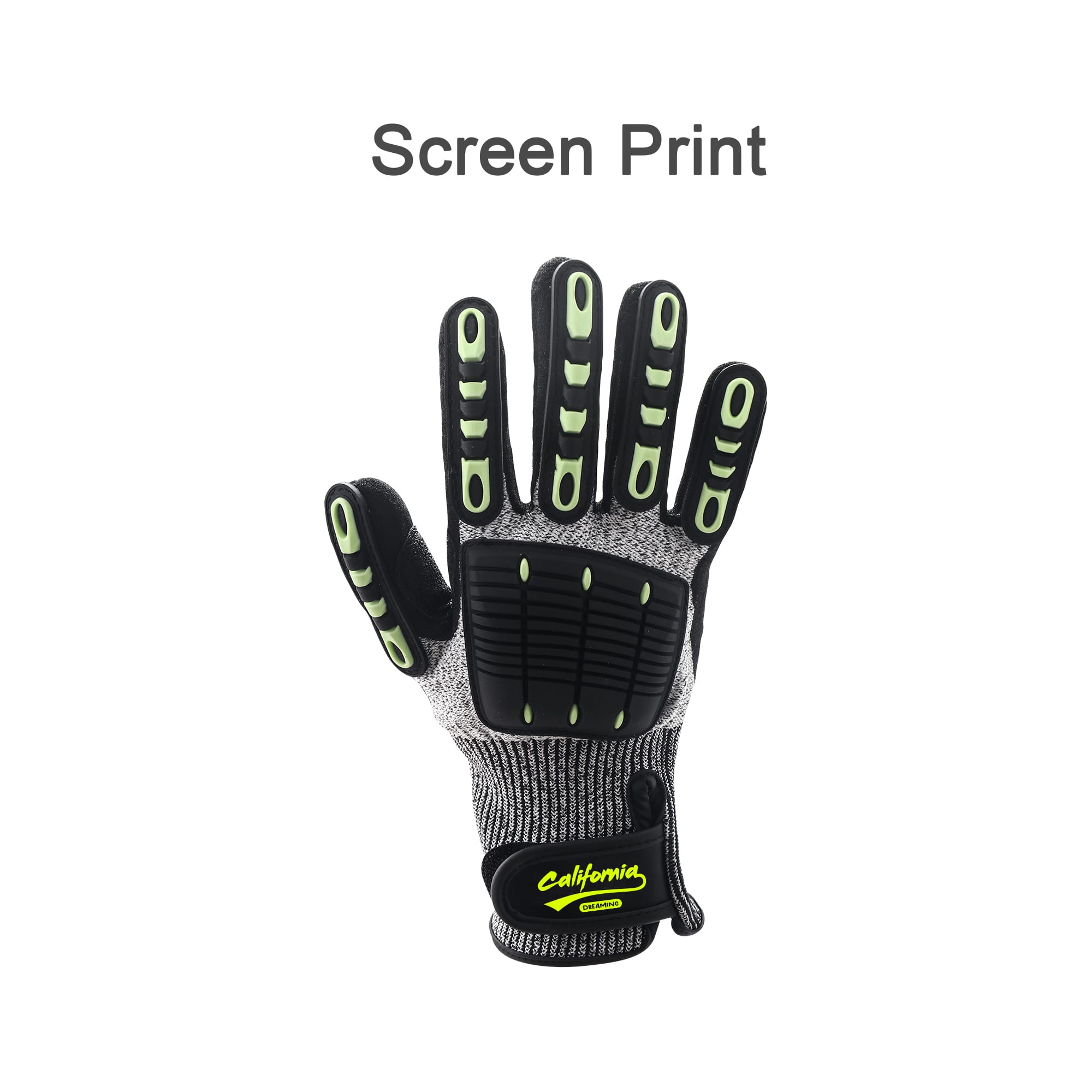 Heavy Duty Safety Work Gloves With Wrist Lock & Palm Guard