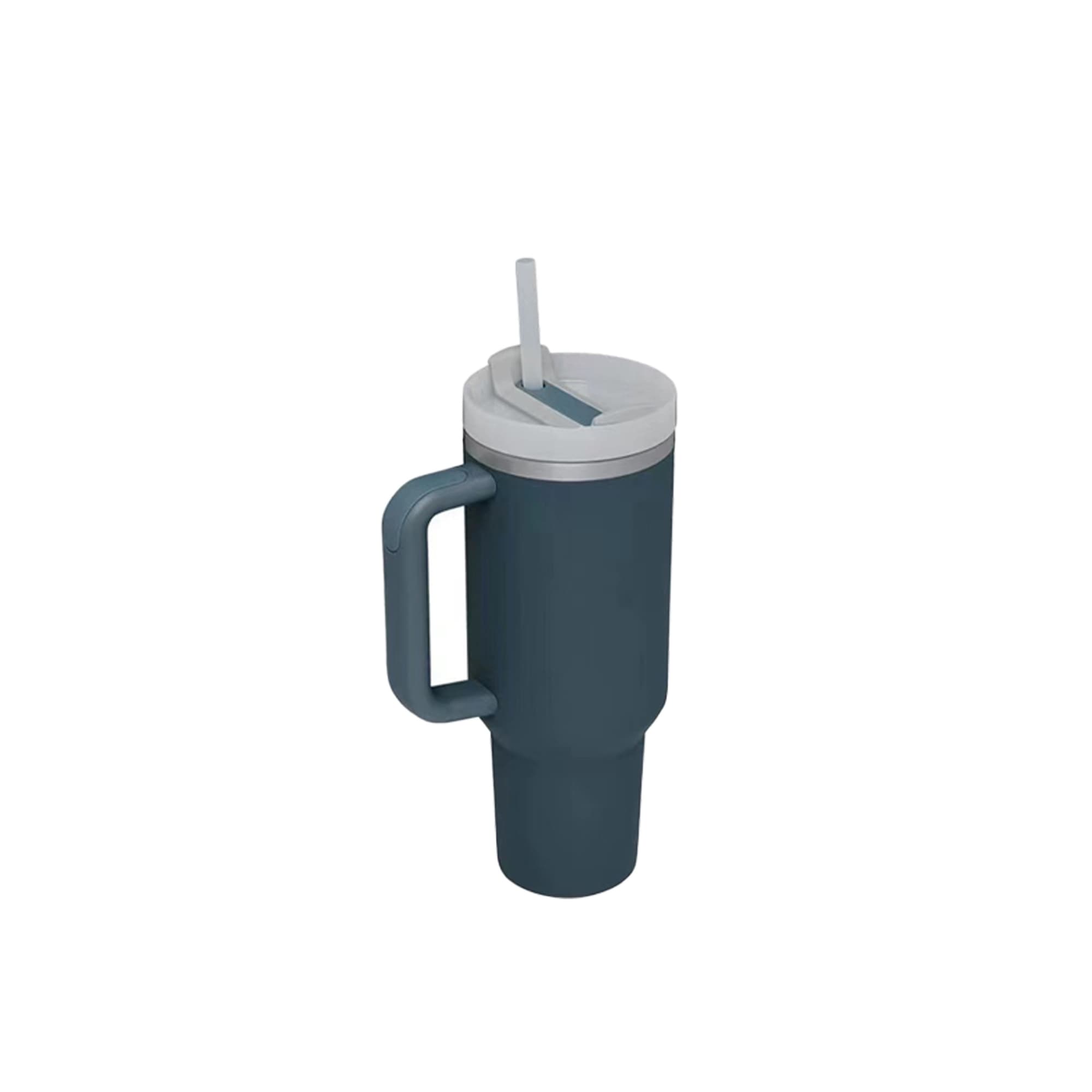 1.2L Stainless Steel Tumbler with Lid and Straw