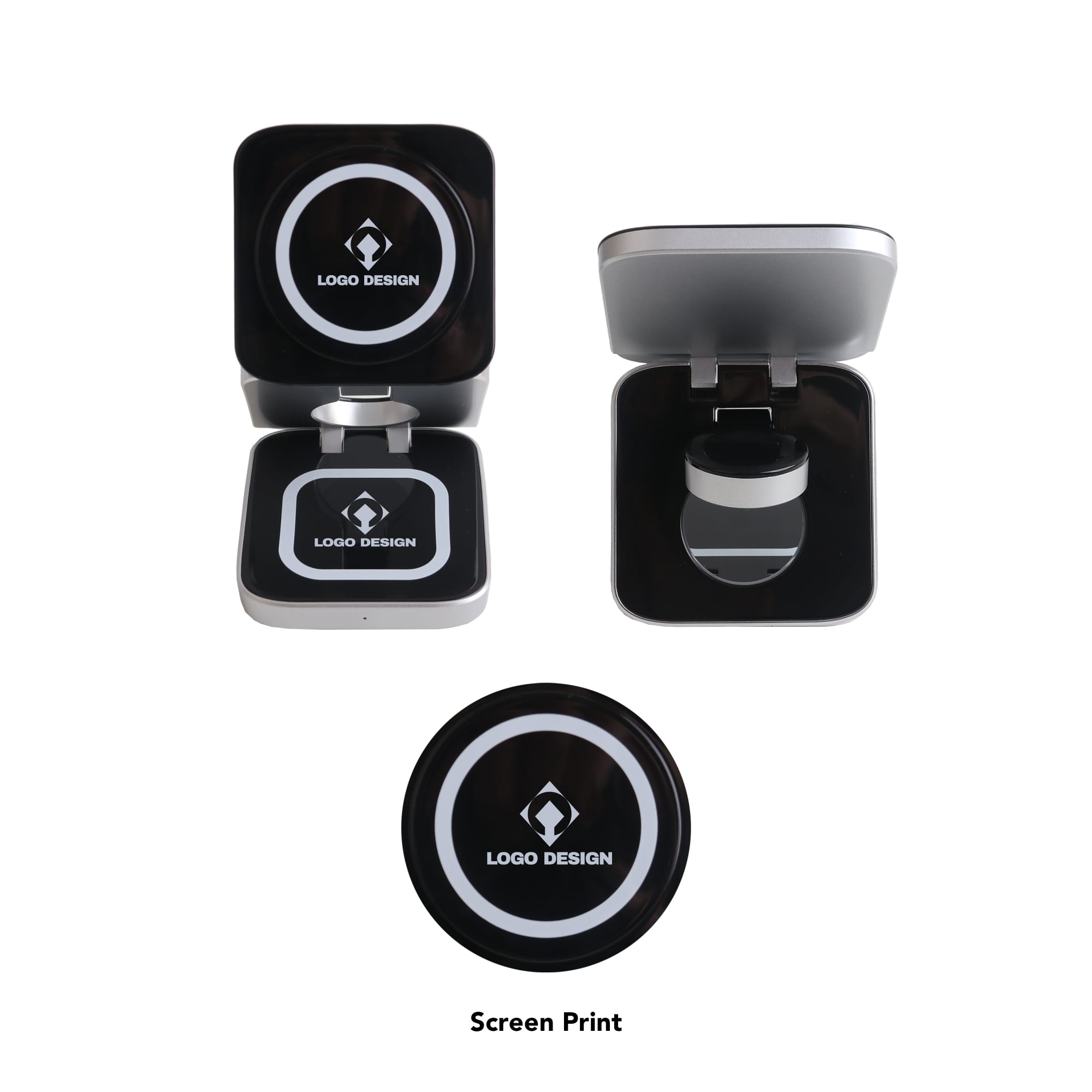 Standard 3 in 1 Foldable Wireless Charger Stand