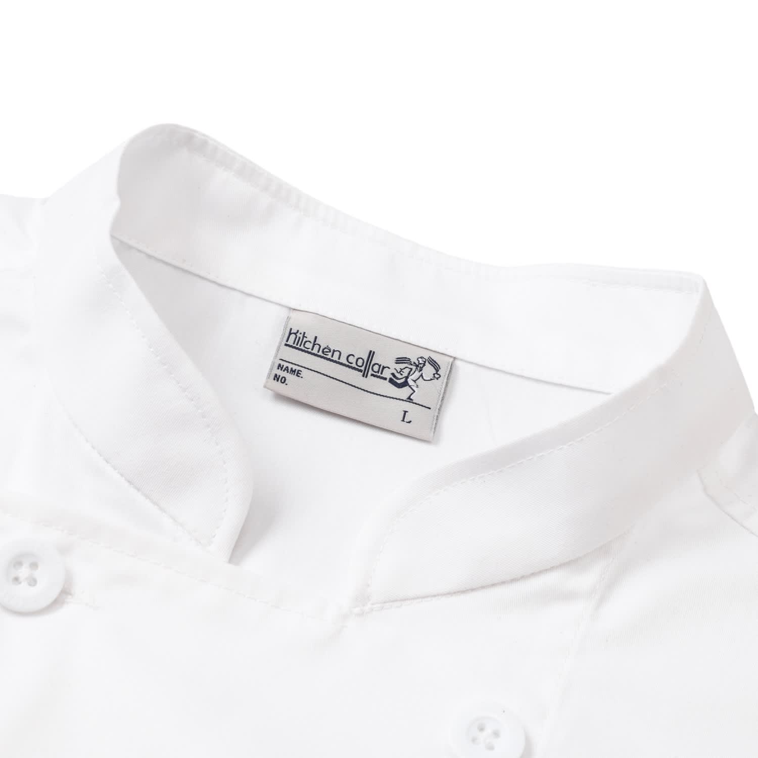Classic Short Sleeves Double Breasted Chef Jacket