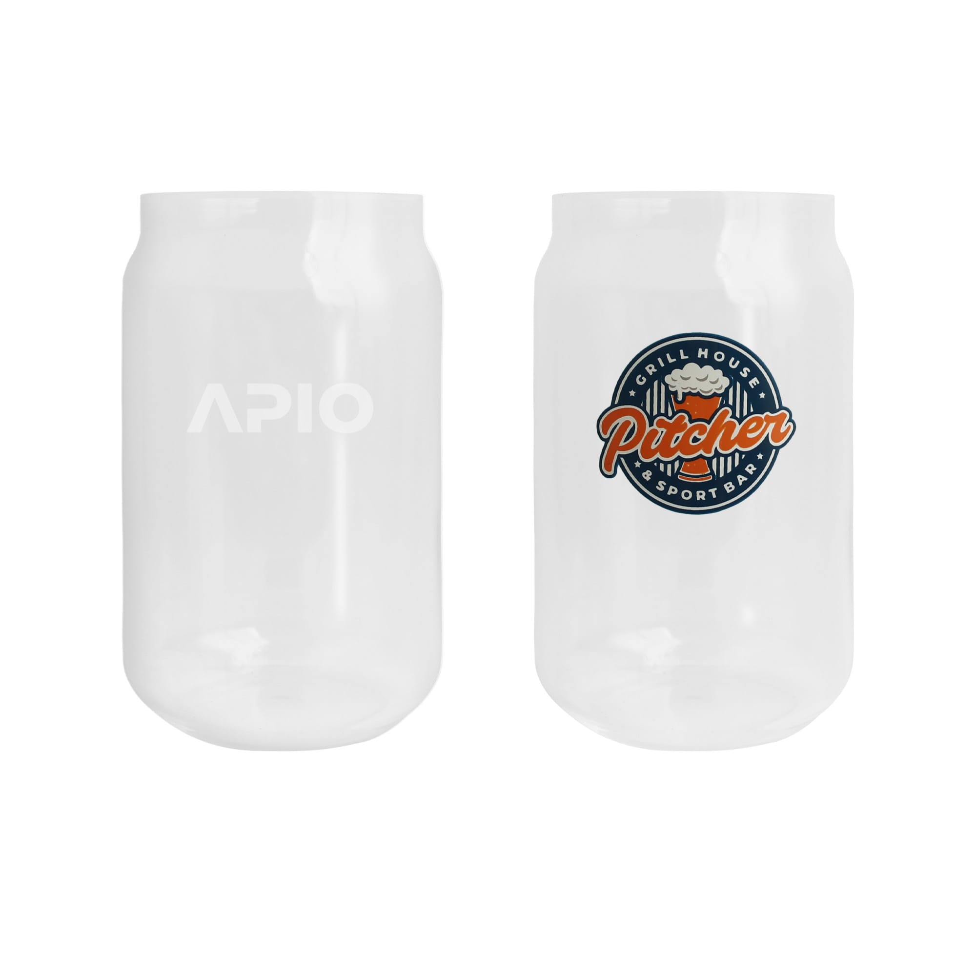 Can Shaped Glass Cup