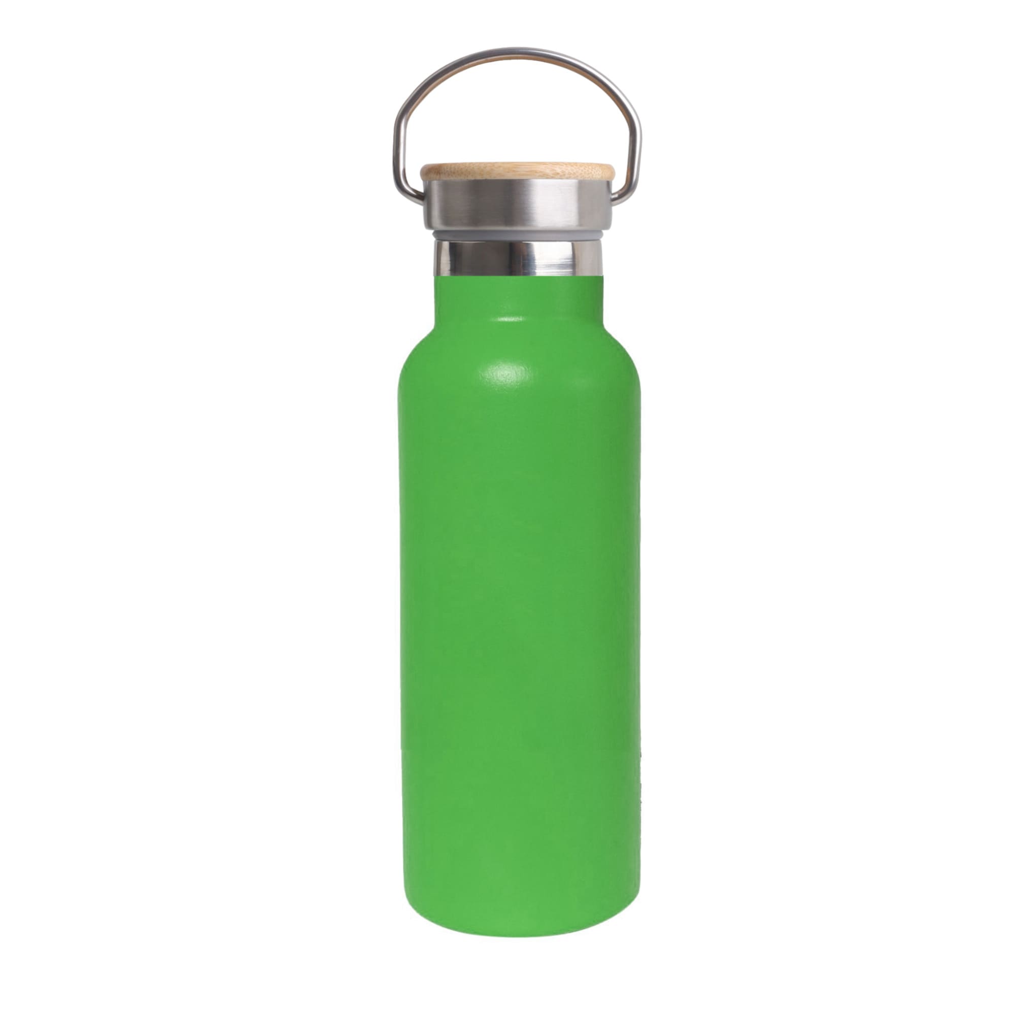 500ml Double Wall Vacuum Bottle with Bamboo Lid