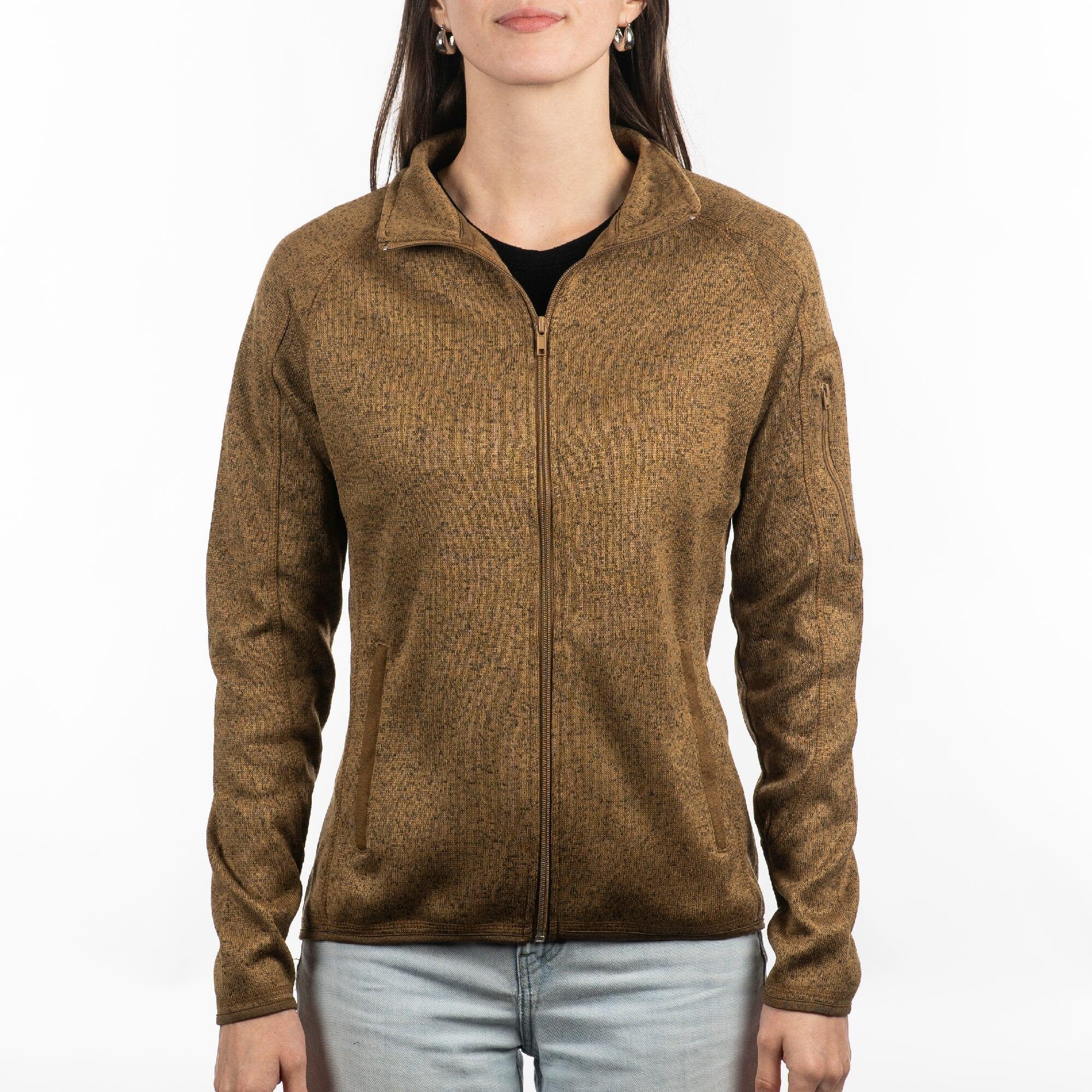 Full Zip Sweater Knit Jacket