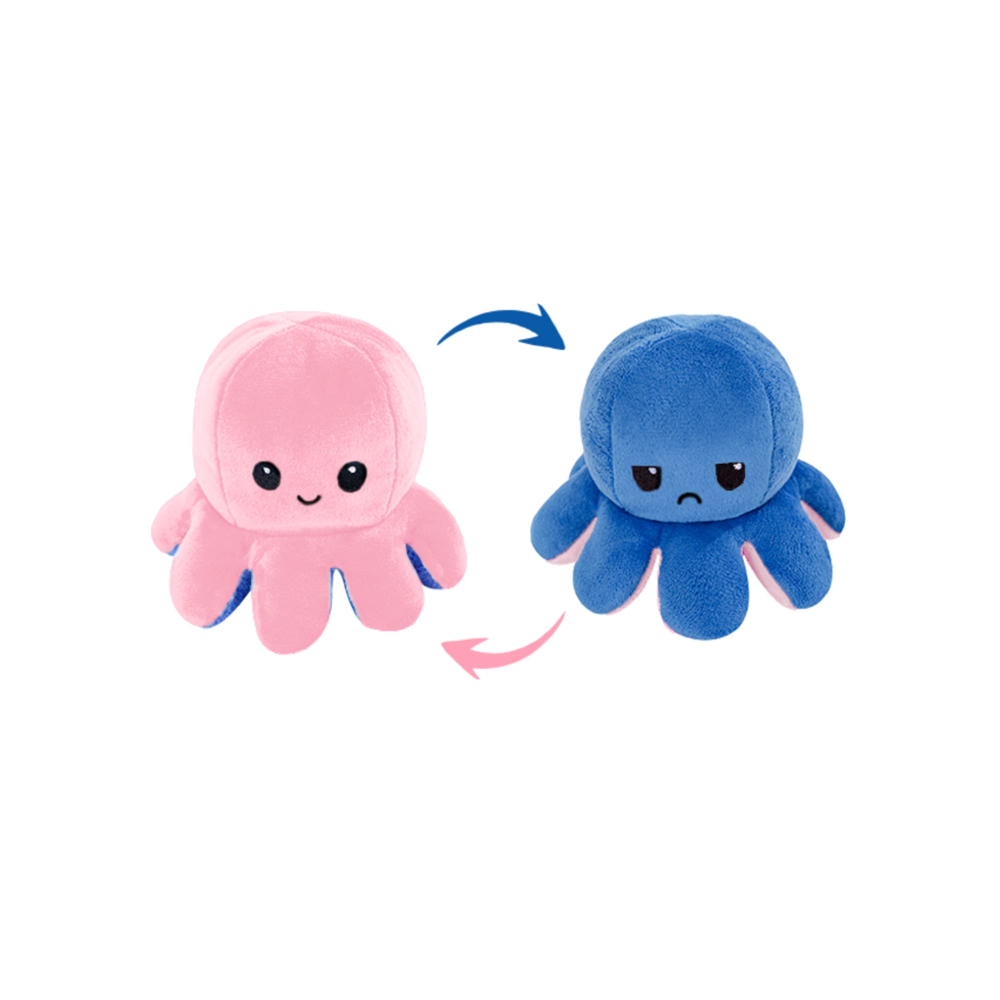 Large Reversible Octopus Plush Toy