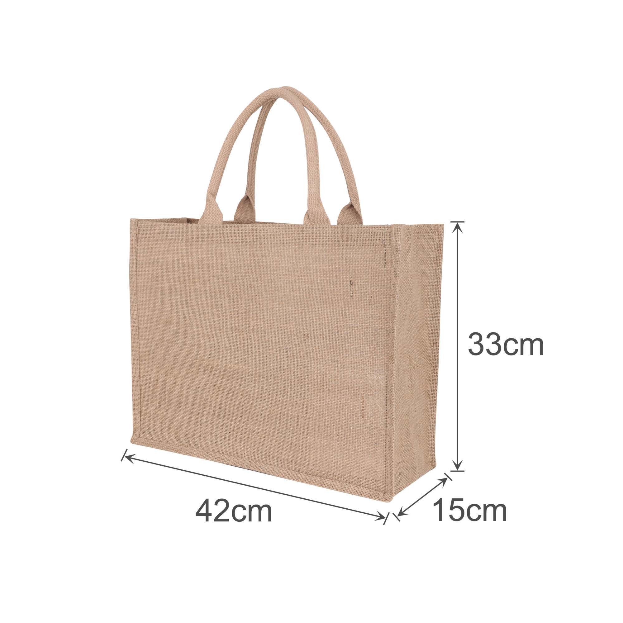 Natural Jute Tote Bag