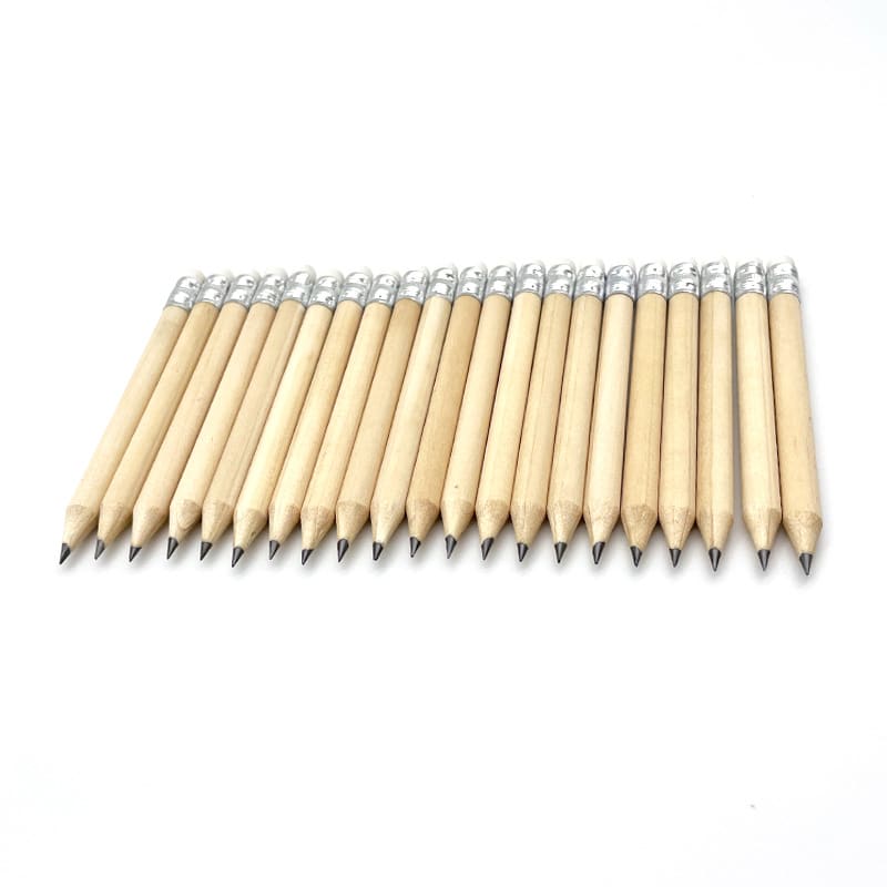 Short Pencil - with Eraser
