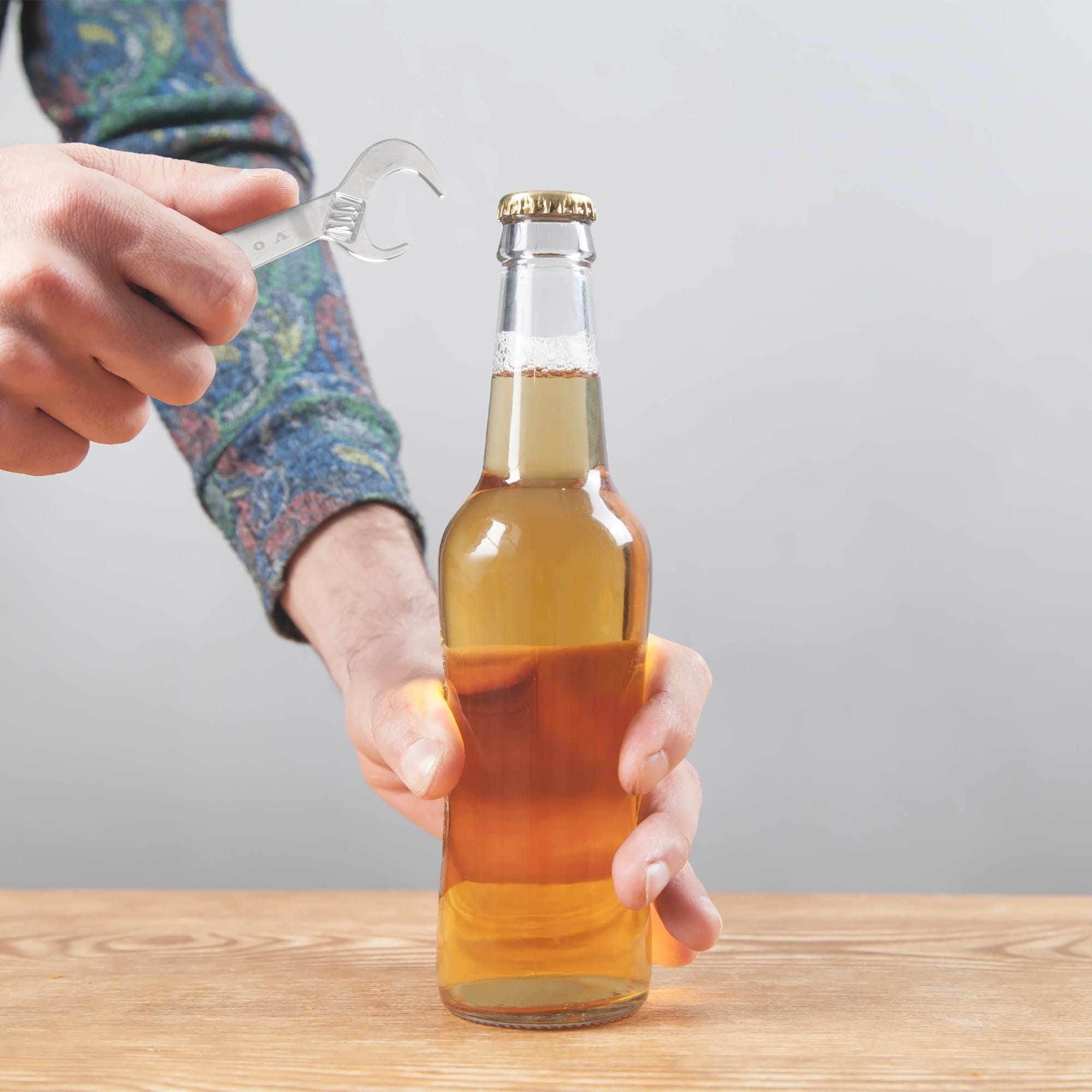 Wrench Metal Keyring Bottle Opener