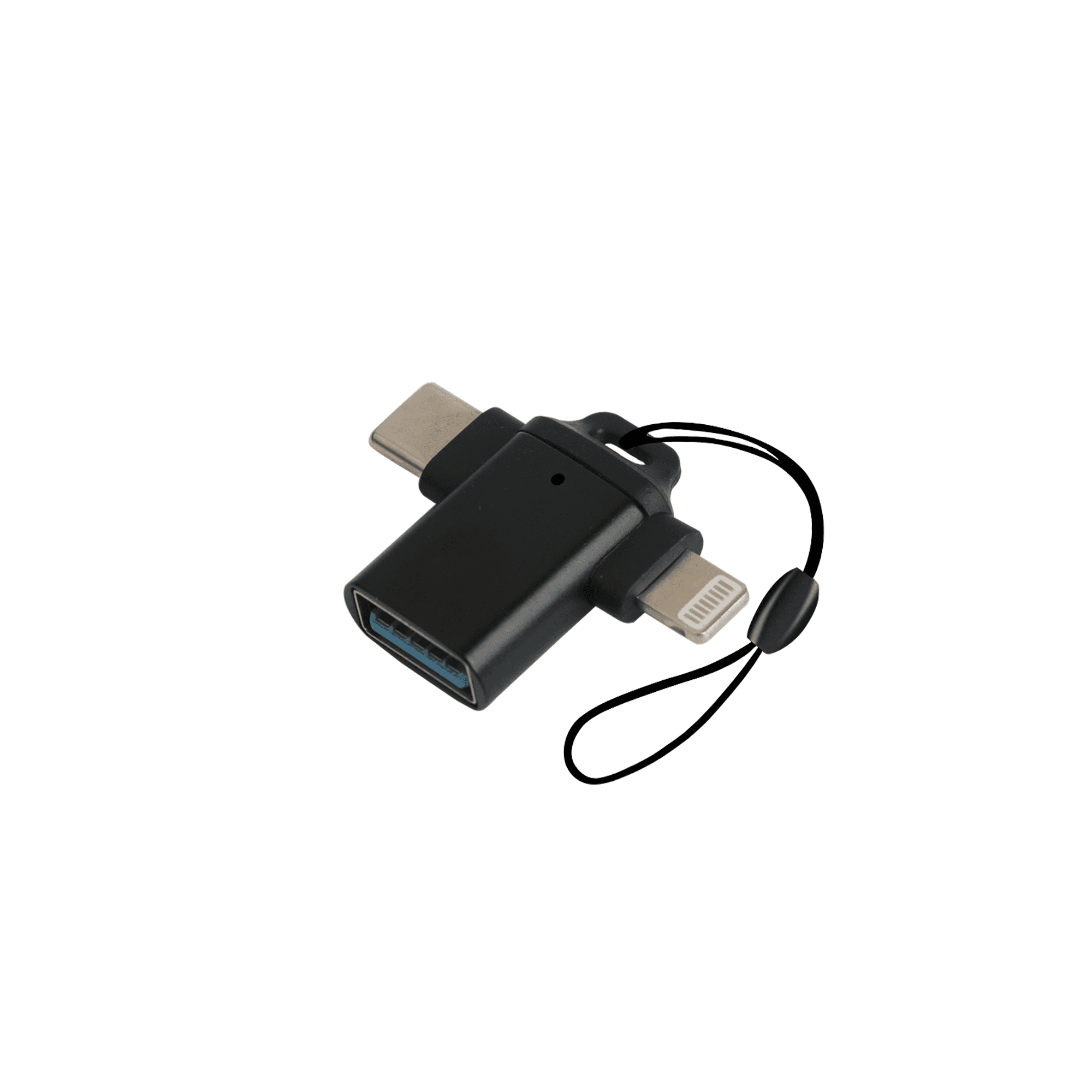 USB 3.0 to USB C Lightning OTG Adapter