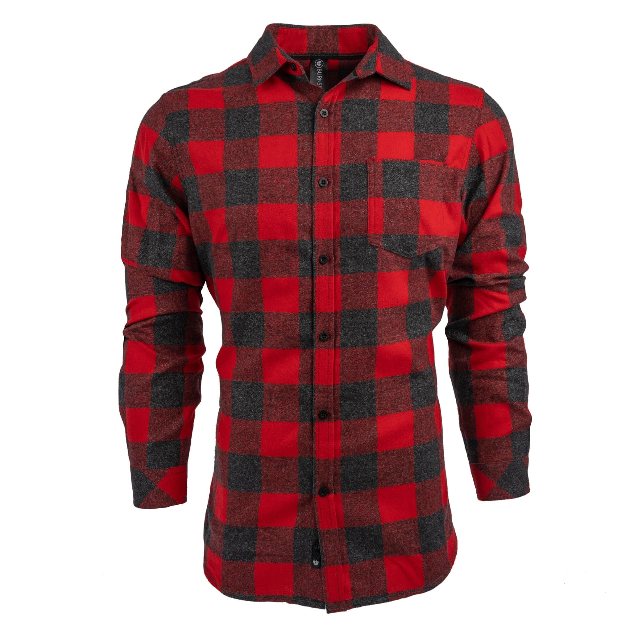Long Sleeve Yarn-Dyed Flannel Shirt