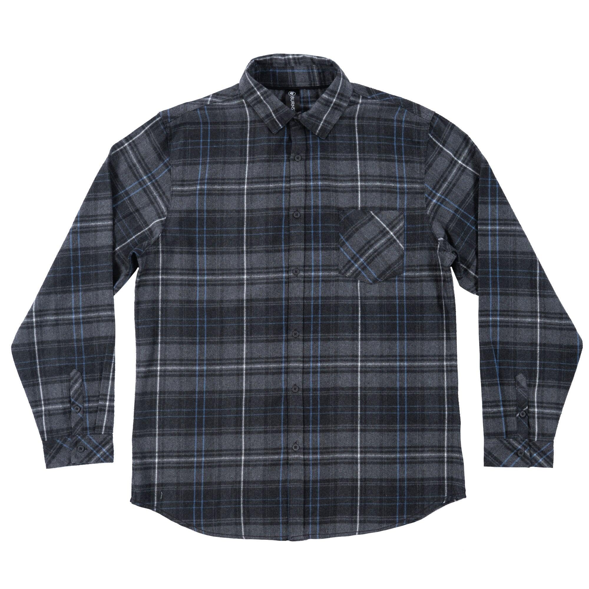 Long Sleeve Yarn-Dyed Flannel Shirt