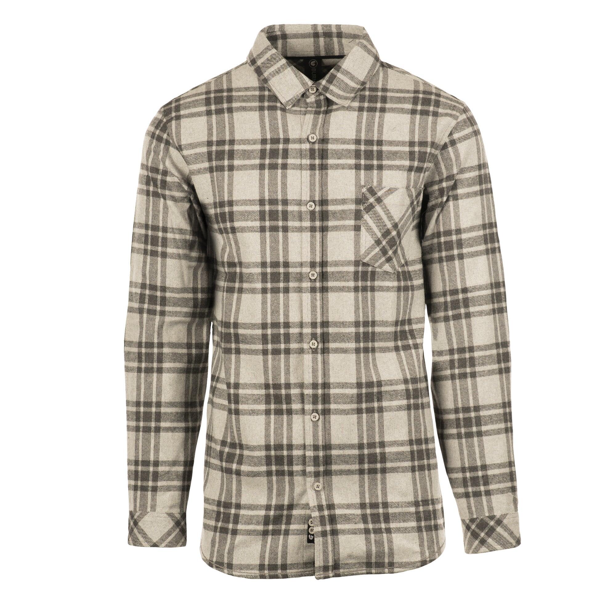 Long Sleeve Yarn-Dyed Flannel Shirt
