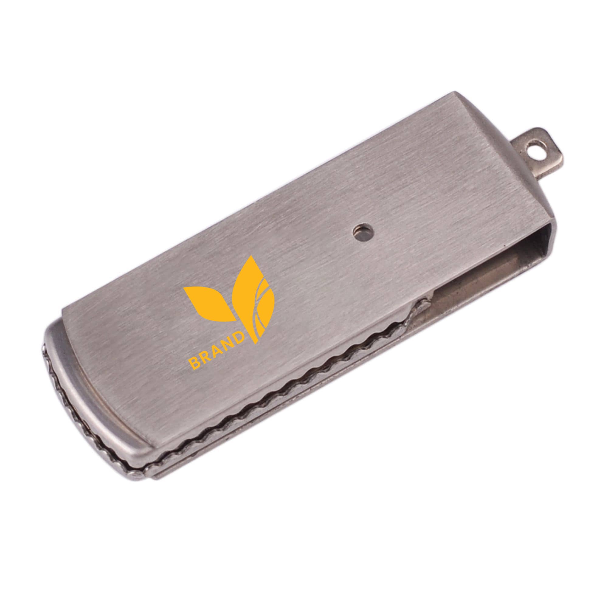 Metal Rectangular Swivel Flash Drive