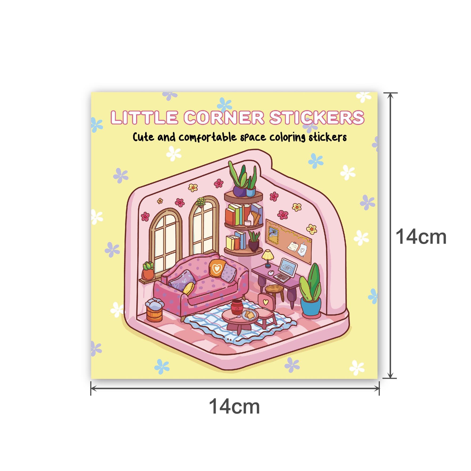 14x14cm Custom Colouring Books