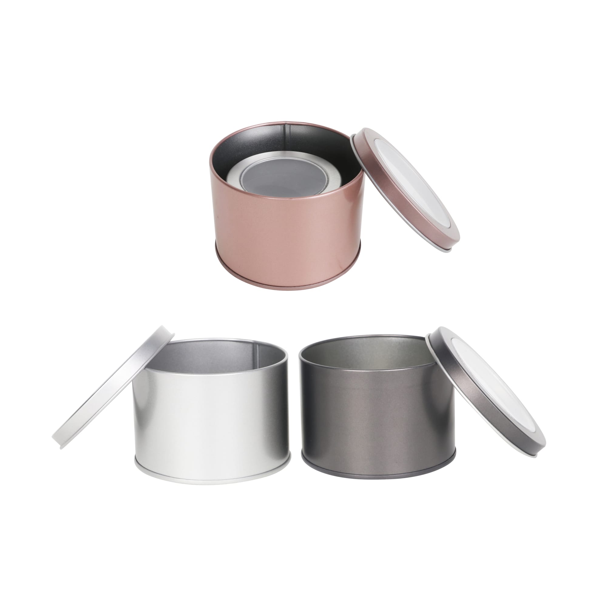 Medium Tin can with Transparent Window (90 x 60mm)