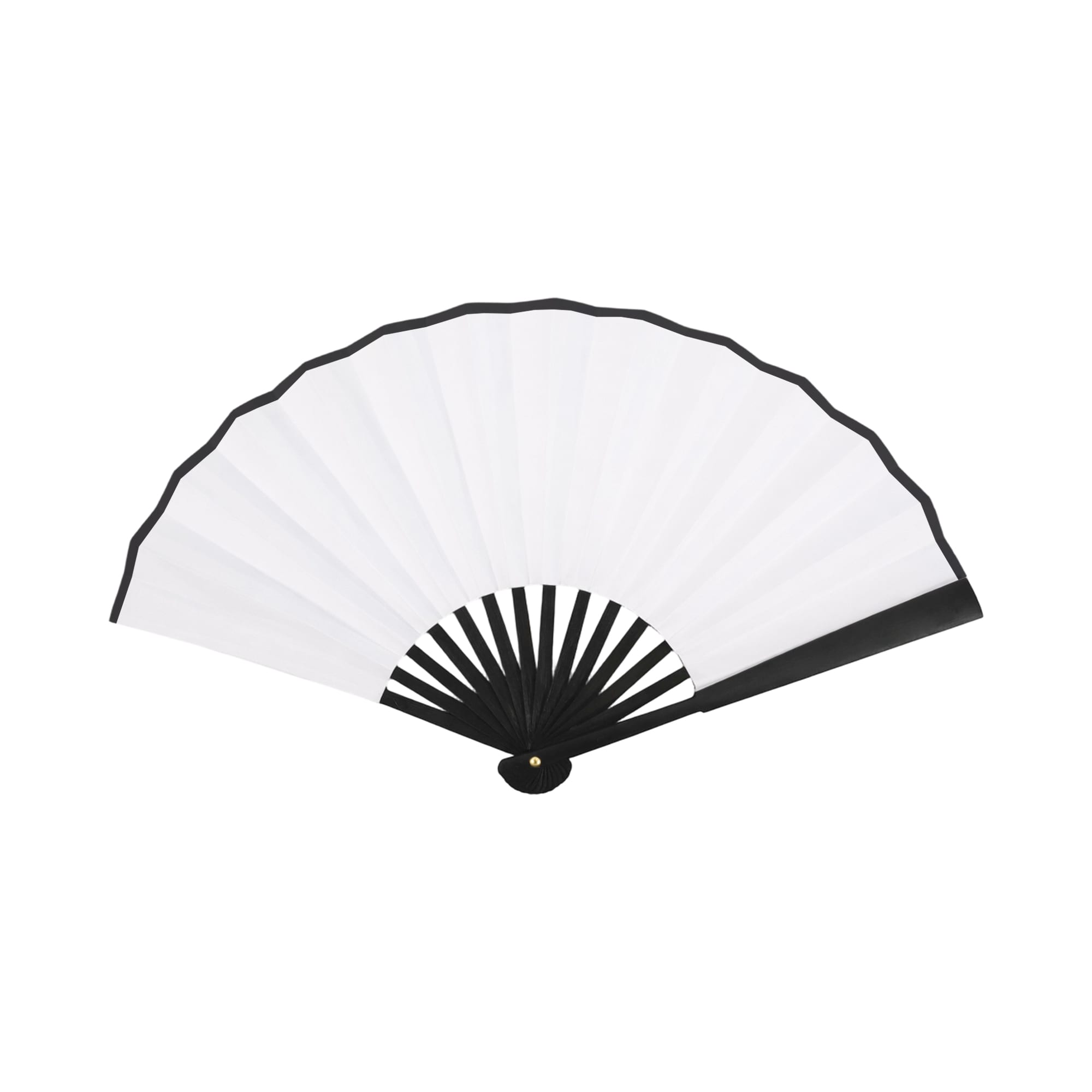 8inch Bamboo Fabric Hand Fan