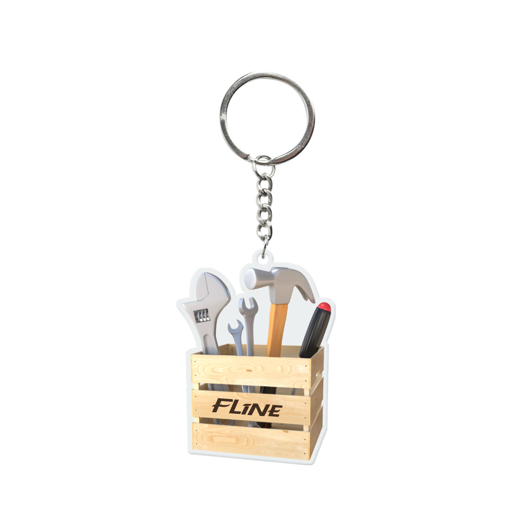 Custom Shape Acrylic Keyring