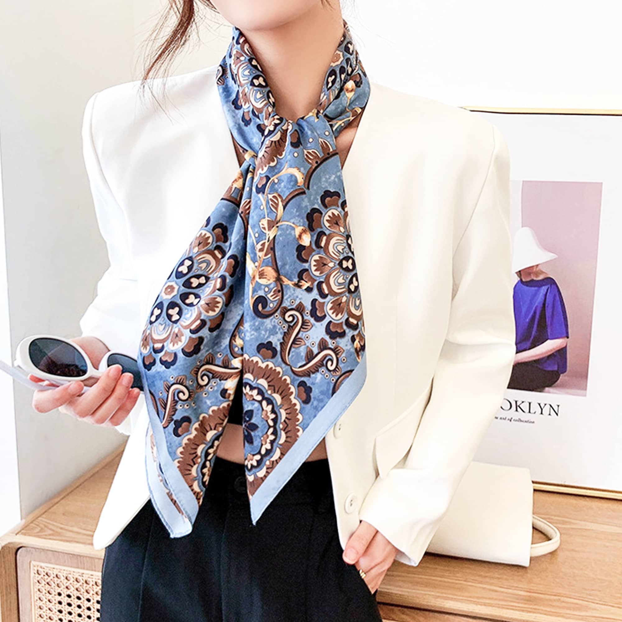 Silk Chiffon Scarf
